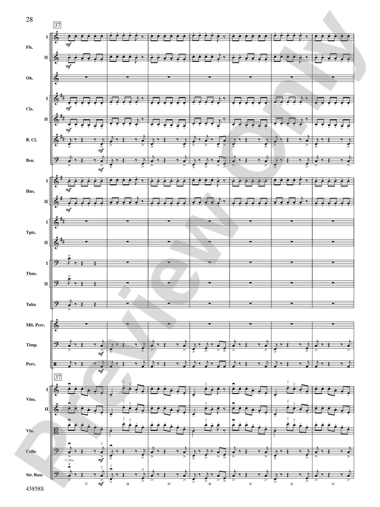 A Northumbrian Folk Song Suite: Full Orchestra Conductor Score & Parts