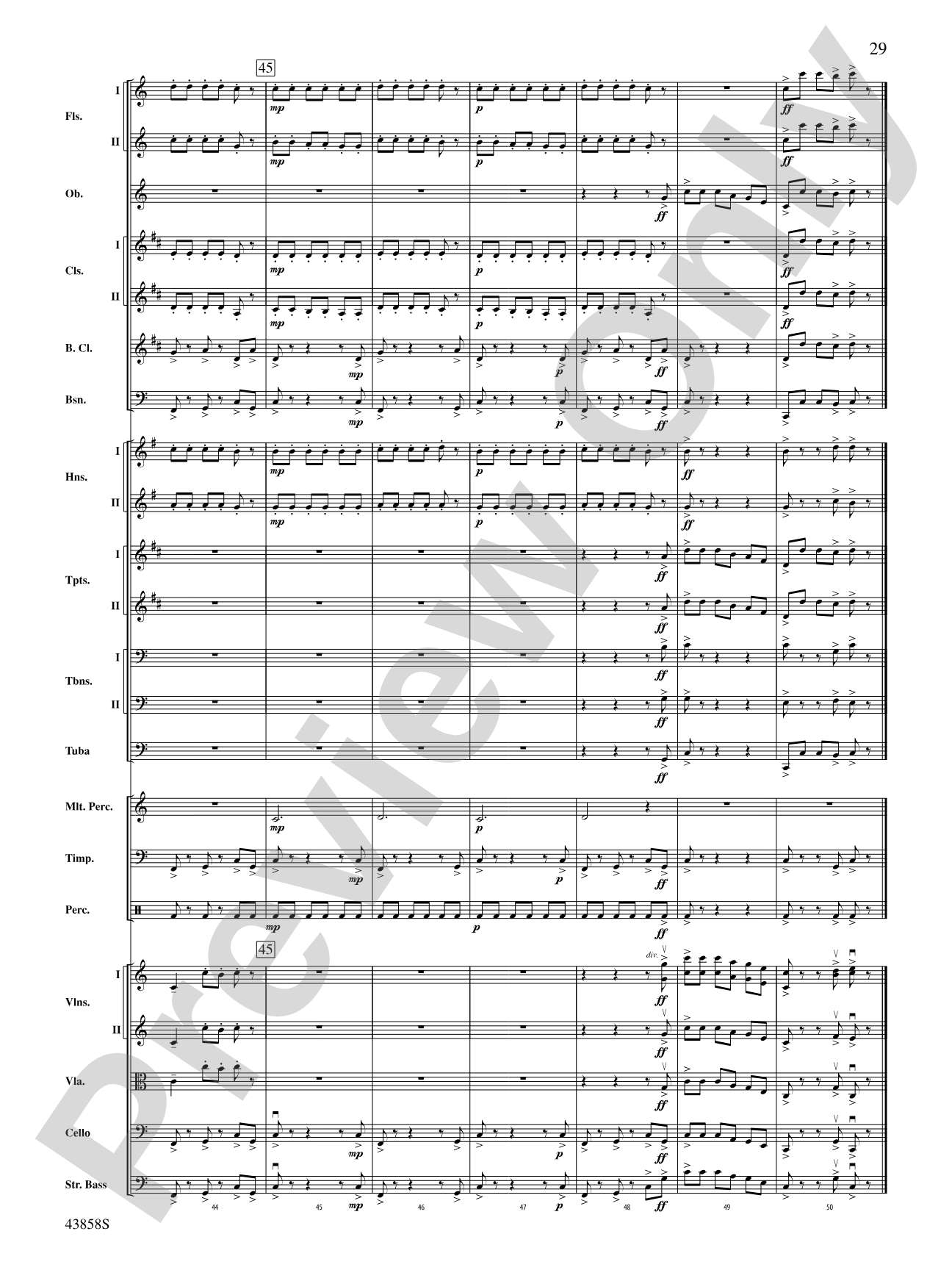 A Northumbrian Folk Song Suite: Full Orchestra Conductor Score & Parts