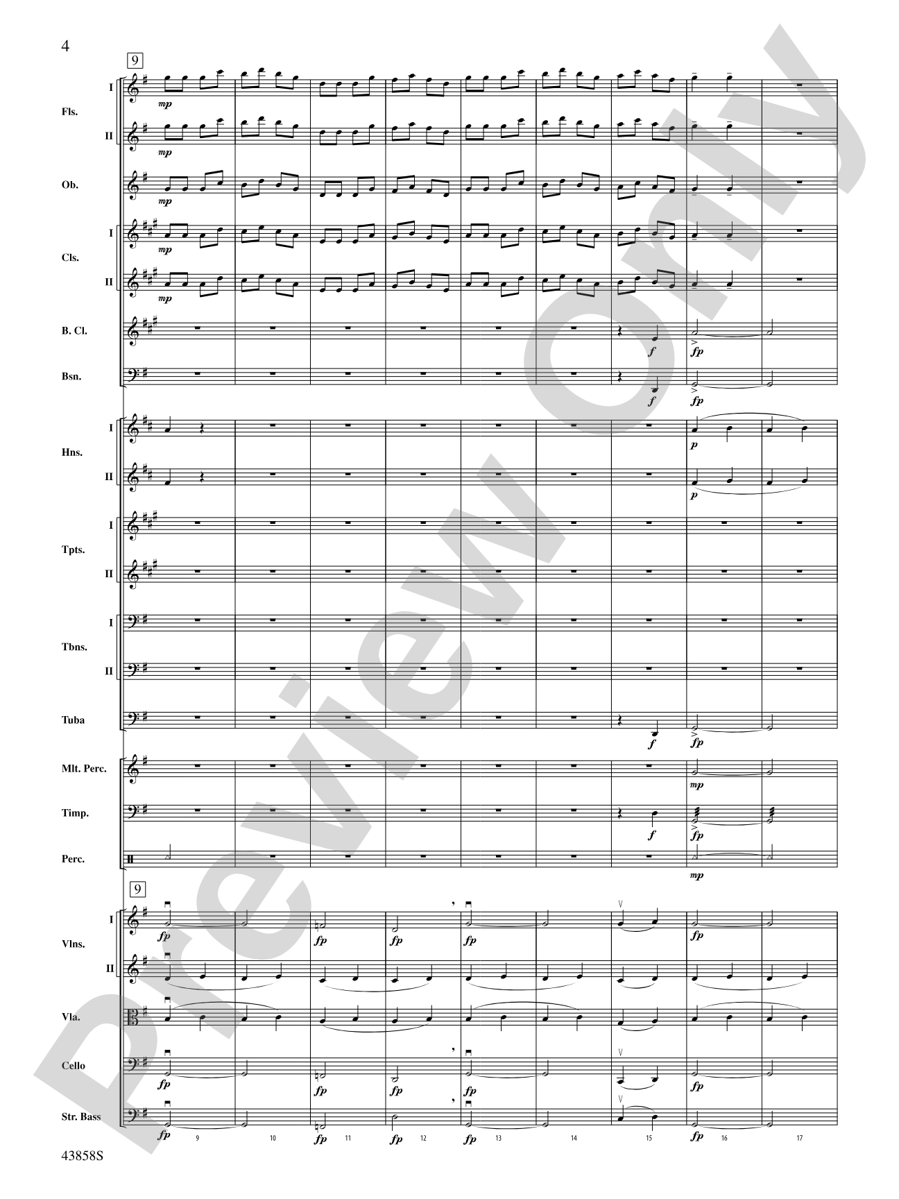 A Northumbrian Folk Song Suite: Full Orchestra Conductor Score & Parts