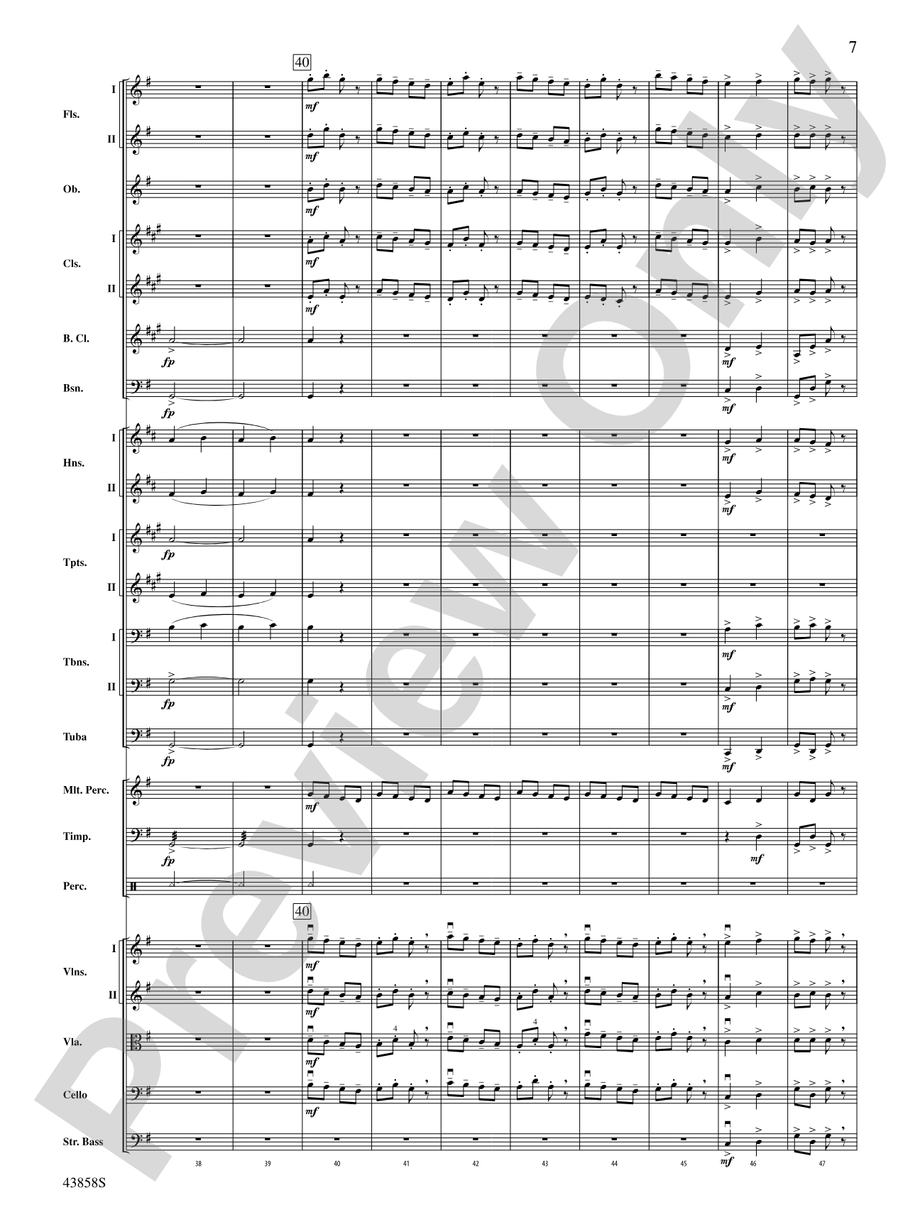 A Northumbrian Folk Song Suite: Full Orchestra Conductor Score & Parts