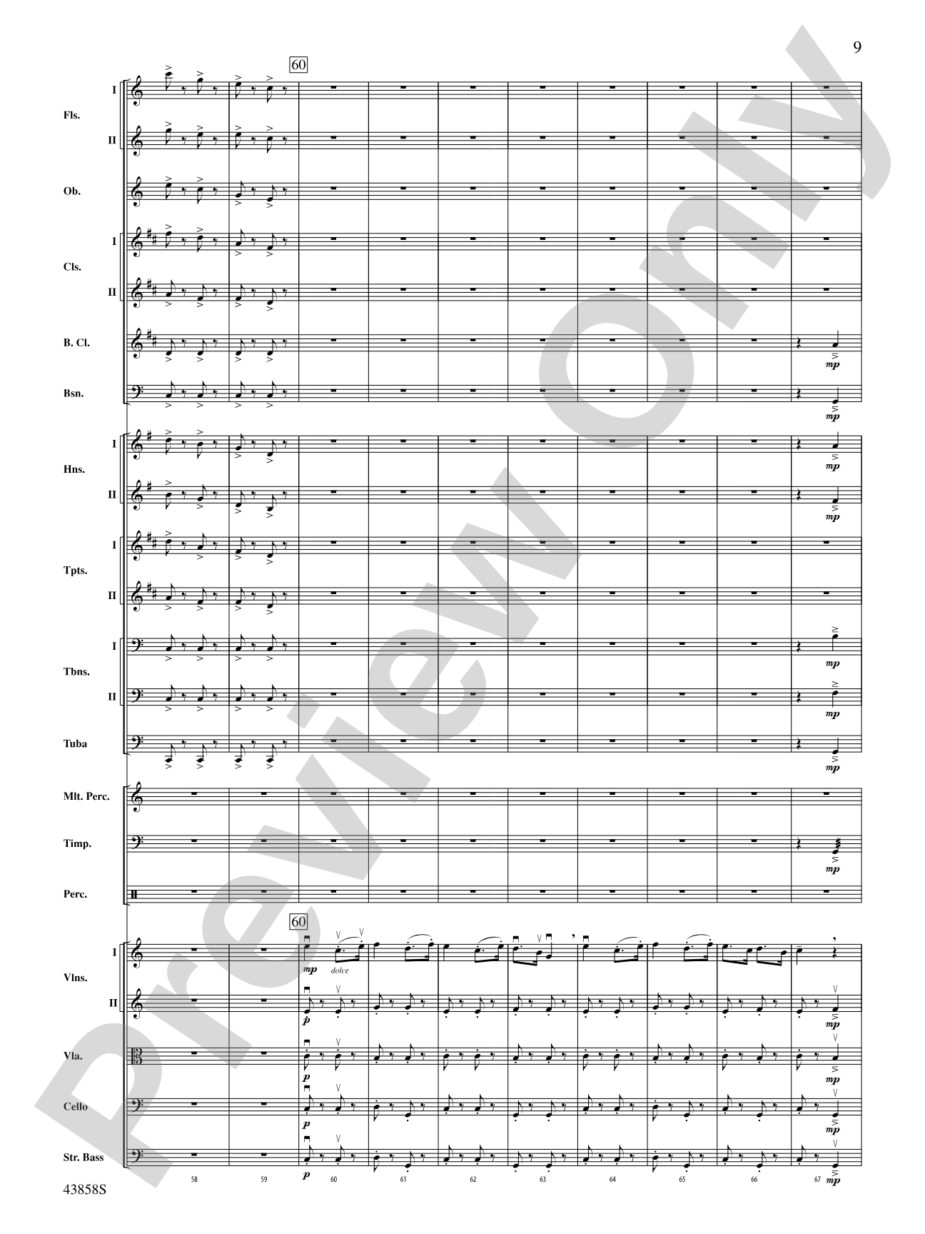 A Northumbrian Folk Song Suite: Full Orchestra Conductor Score & Parts