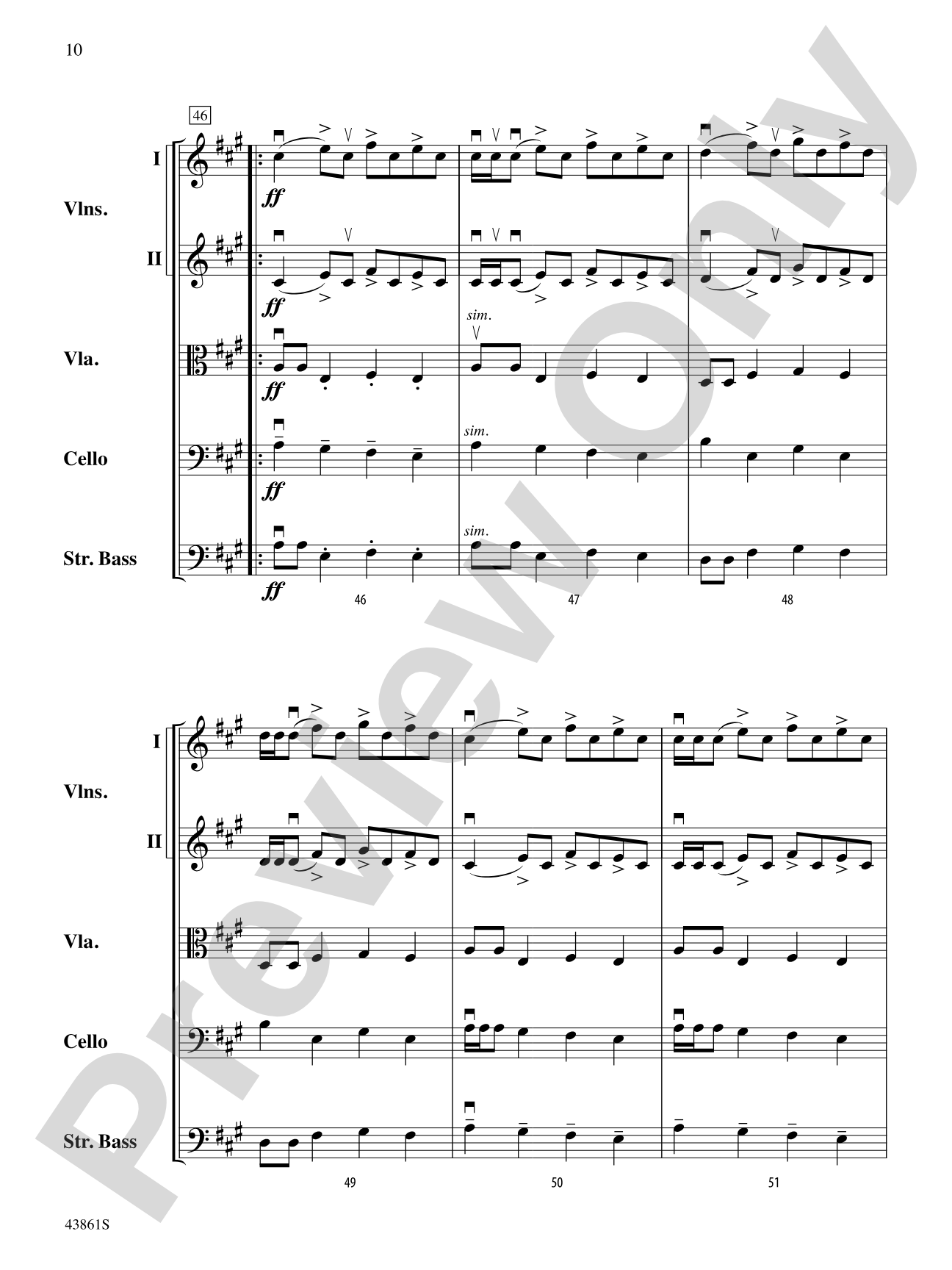 Mason's Apron, An Irish Reel: String Orchestra Conductor Score & Parts