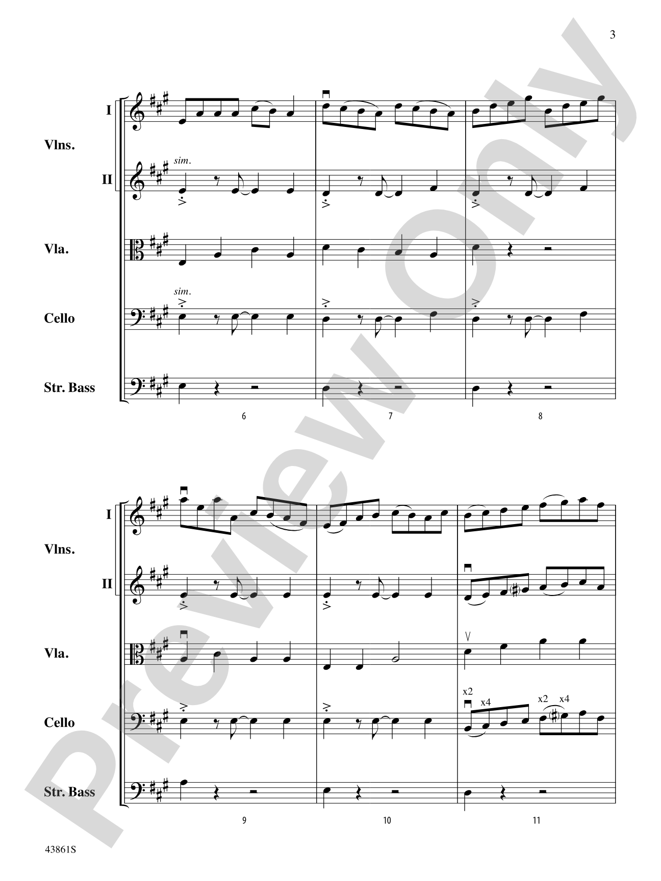 Mason's Apron, An Irish Reel: String Orchestra Conductor Score & Parts