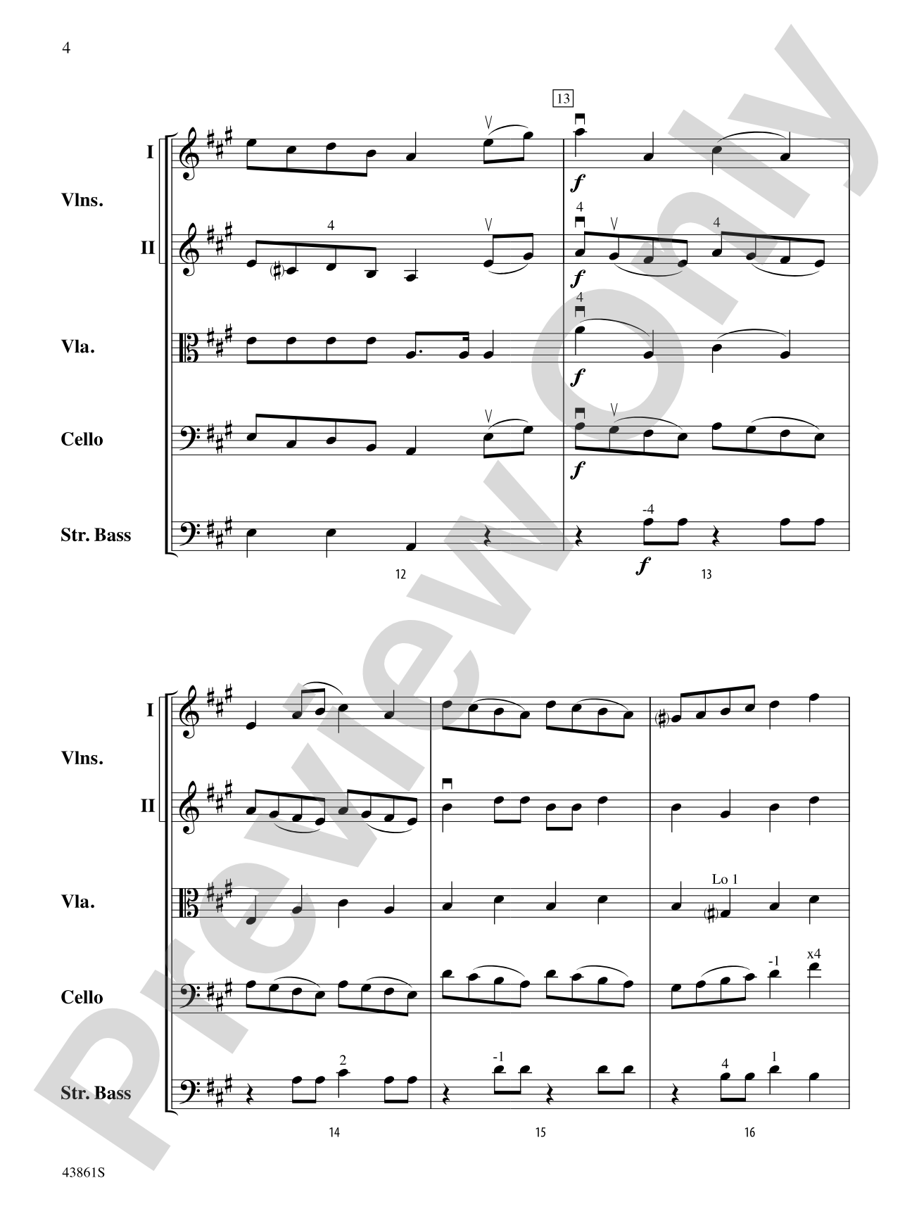Mason's Apron, An Irish Reel: String Orchestra Conductor Score & Parts