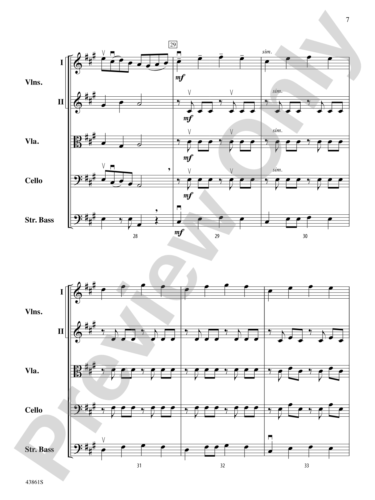 Mason's Apron, An Irish Reel: String Orchestra Conductor Score & Parts