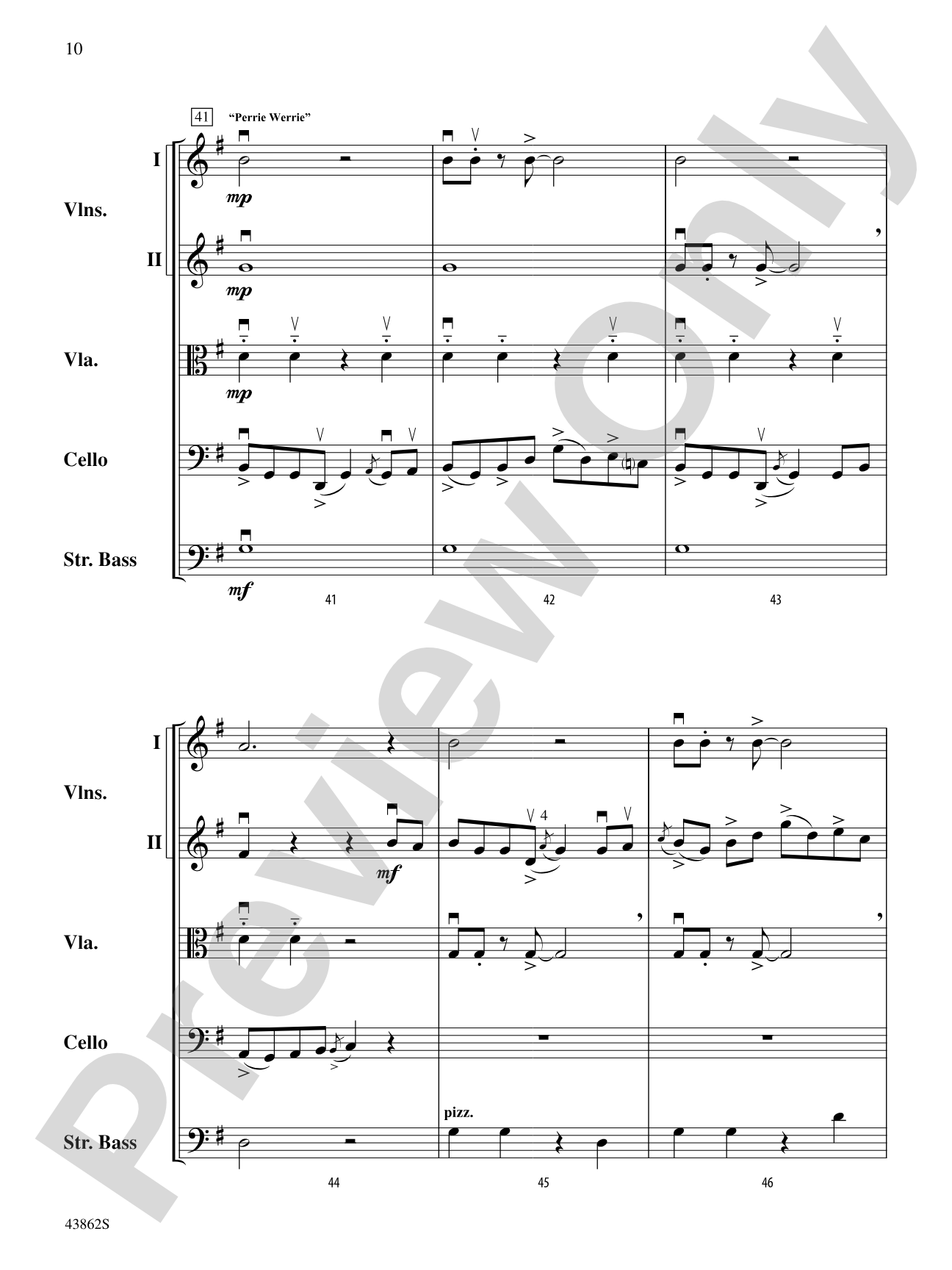 The Smith's Set: String Orchestra Conductor Score & Parts