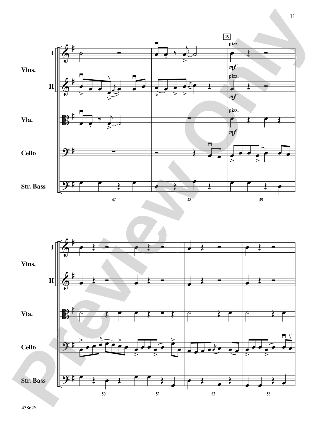 The Smith's Set: String Orchestra Conductor Score & Parts