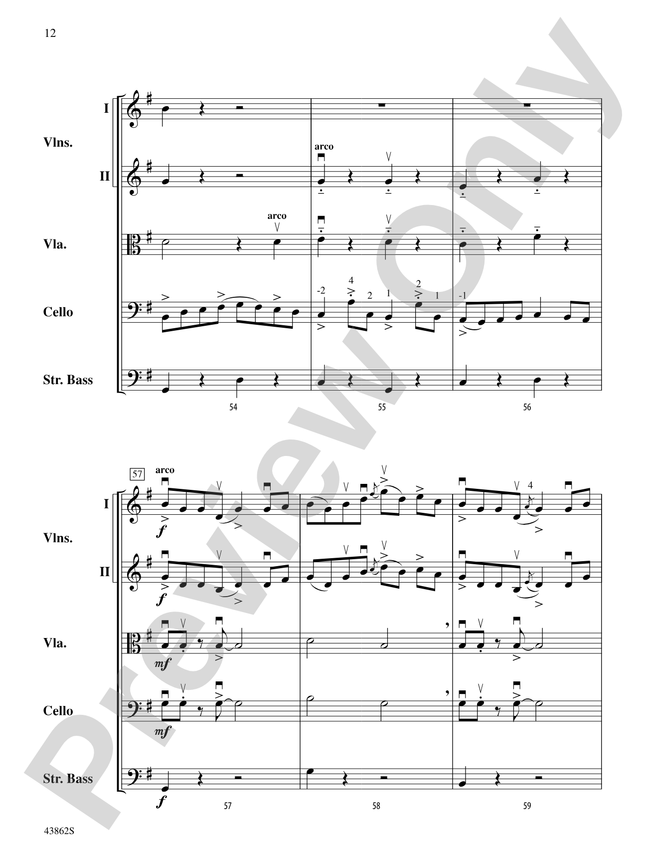 The Smith's Set: String Orchestra Conductor Score & Parts