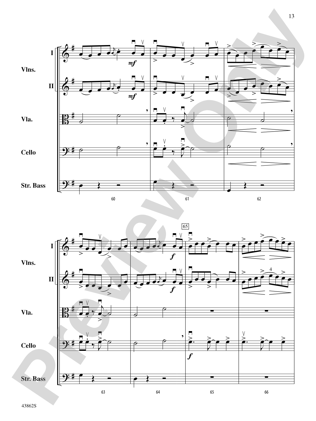 The Smith's Set: String Orchestra Conductor Score & Parts