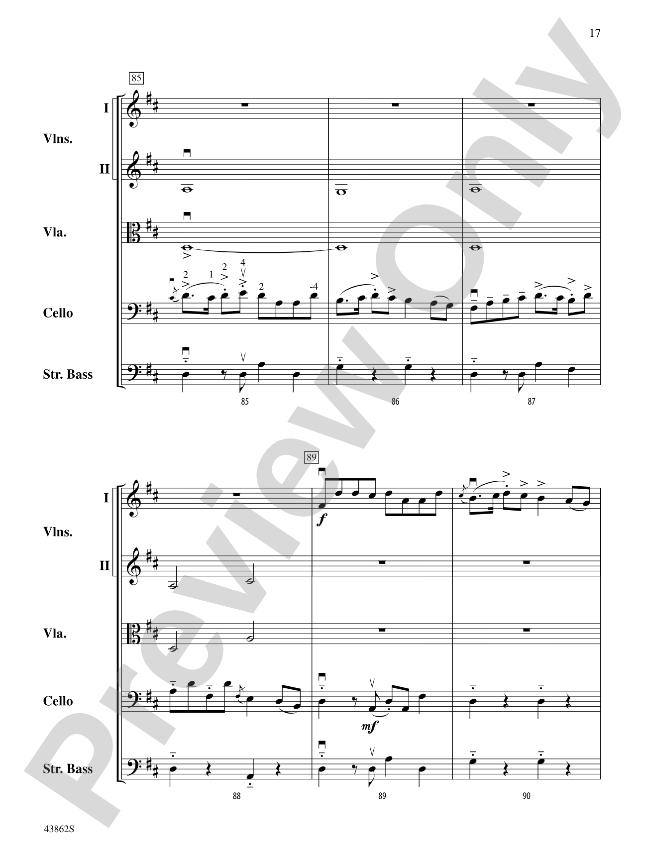 The Smith's Set: String Orchestra Conductor Score & Parts