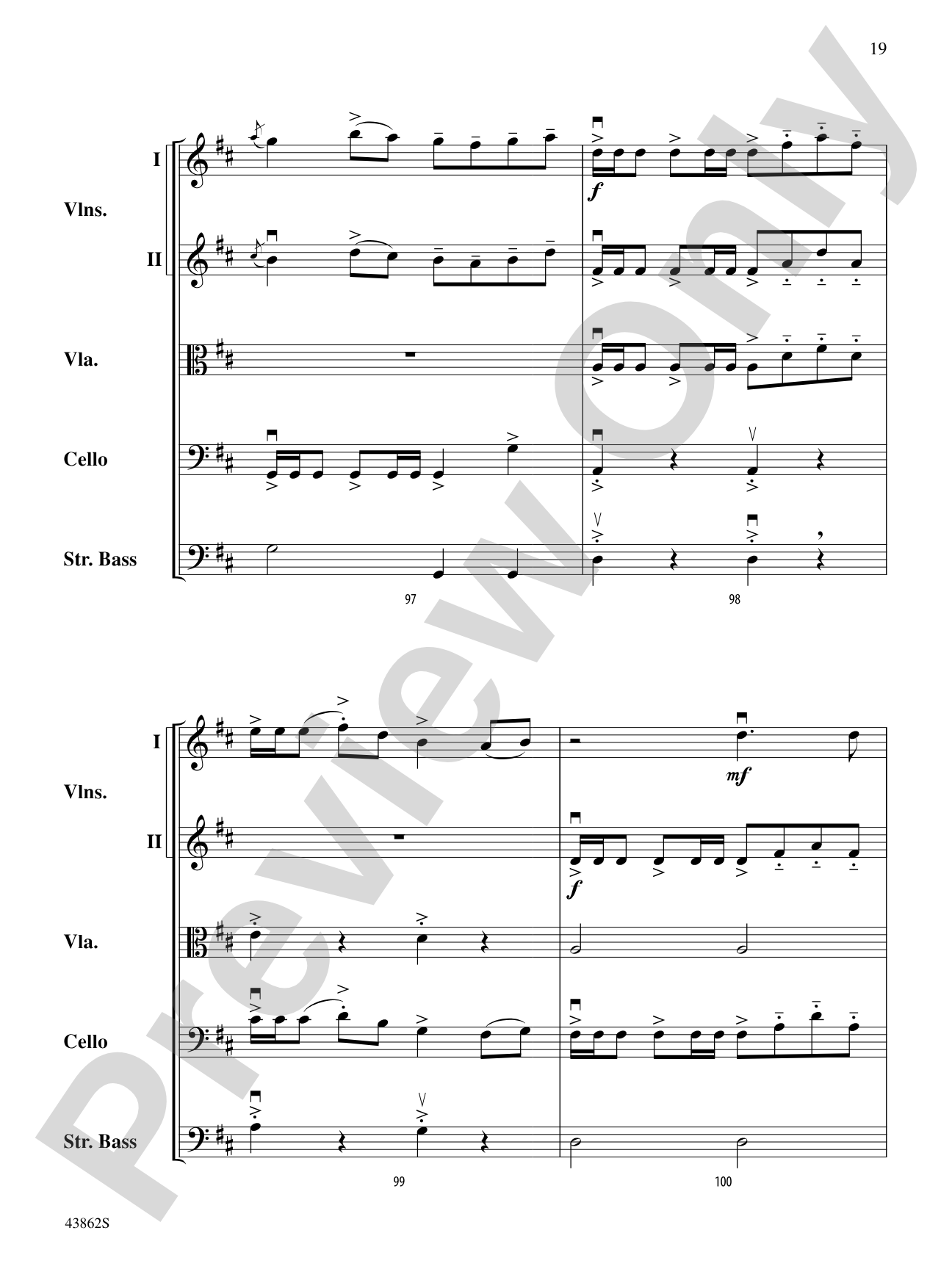 The Smith's Set: String Orchestra Conductor Score & Parts