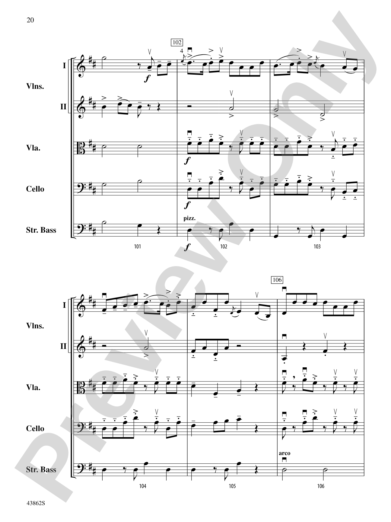 The Smith's Set: String Orchestra Conductor Score & Parts