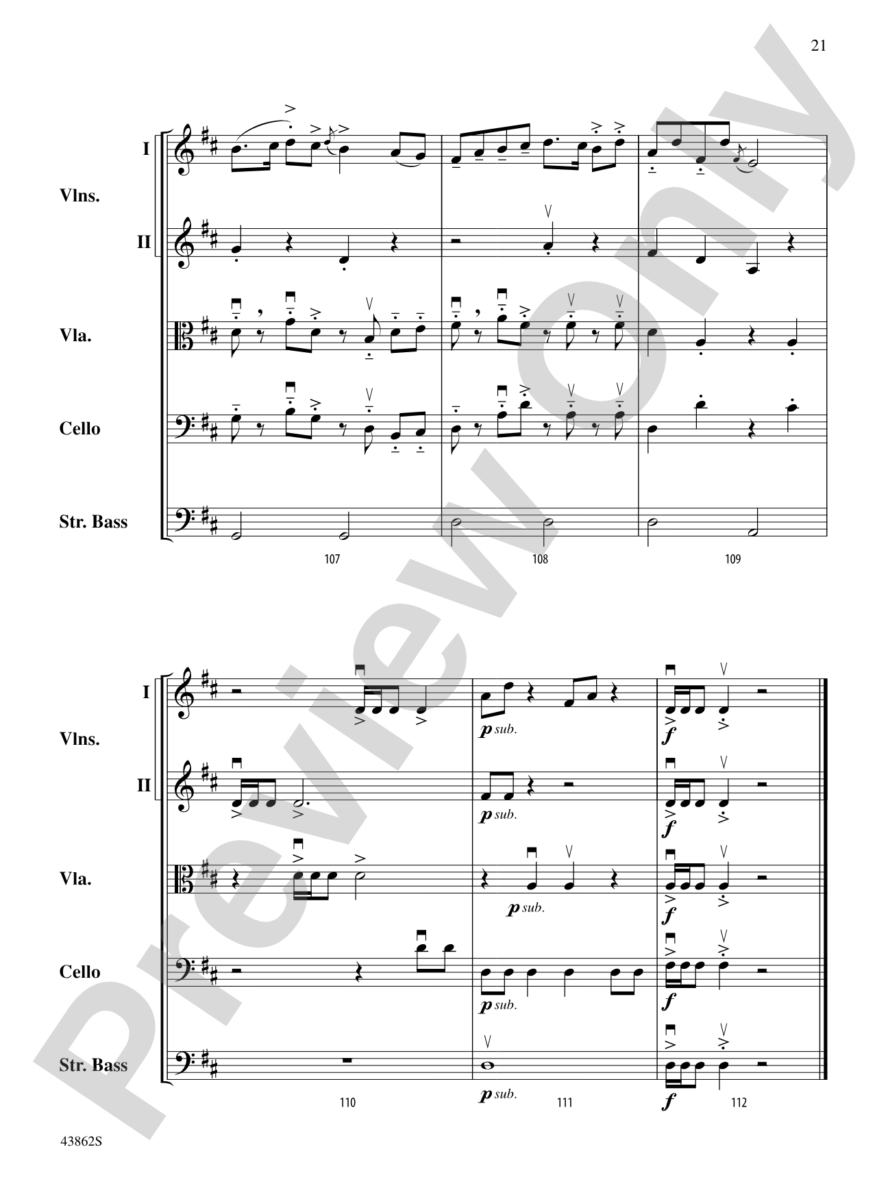 The Smith's Set: String Orchestra Conductor Score & Parts