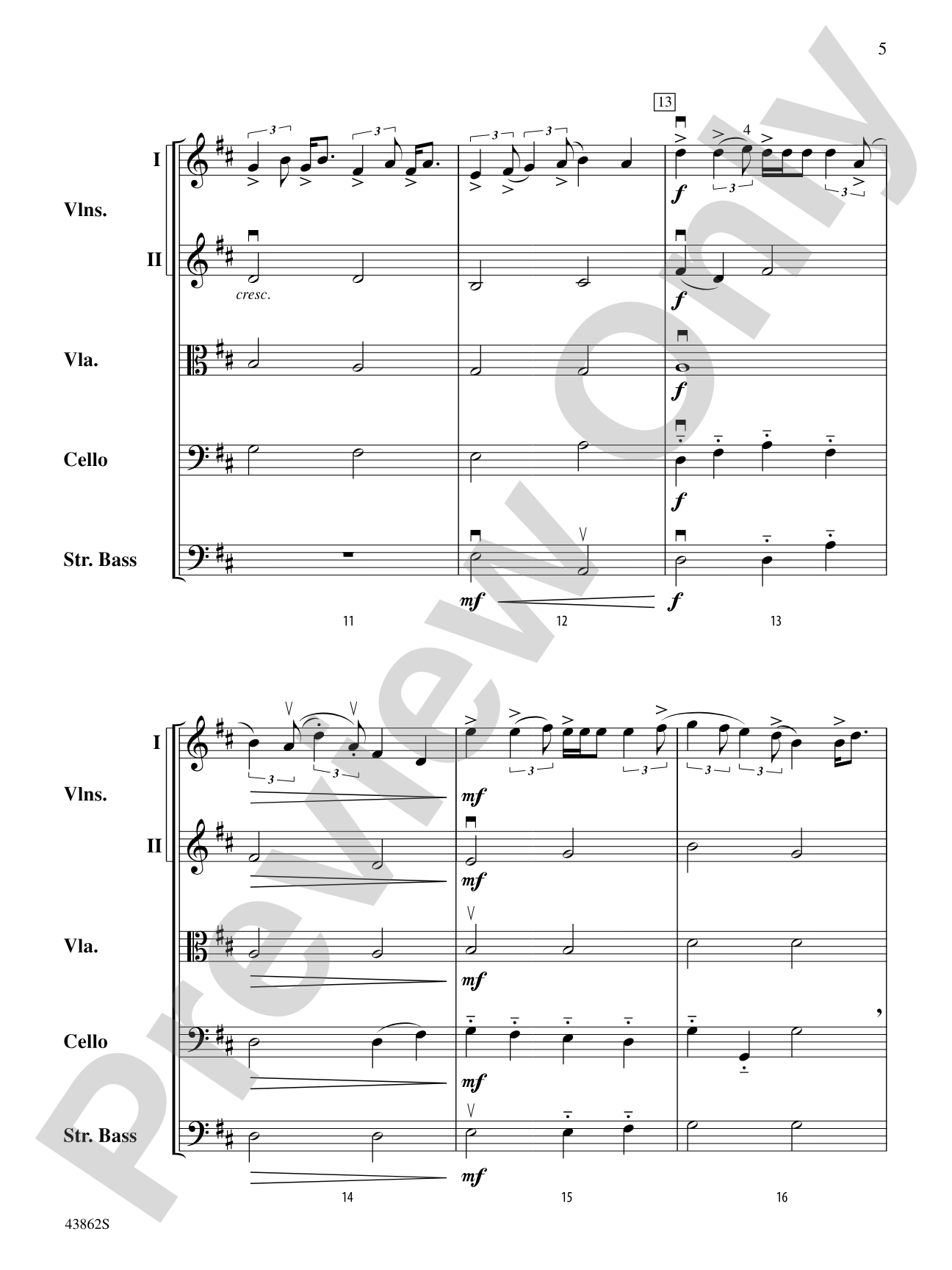 The Smith's Set: String Orchestra Conductor Score & Parts