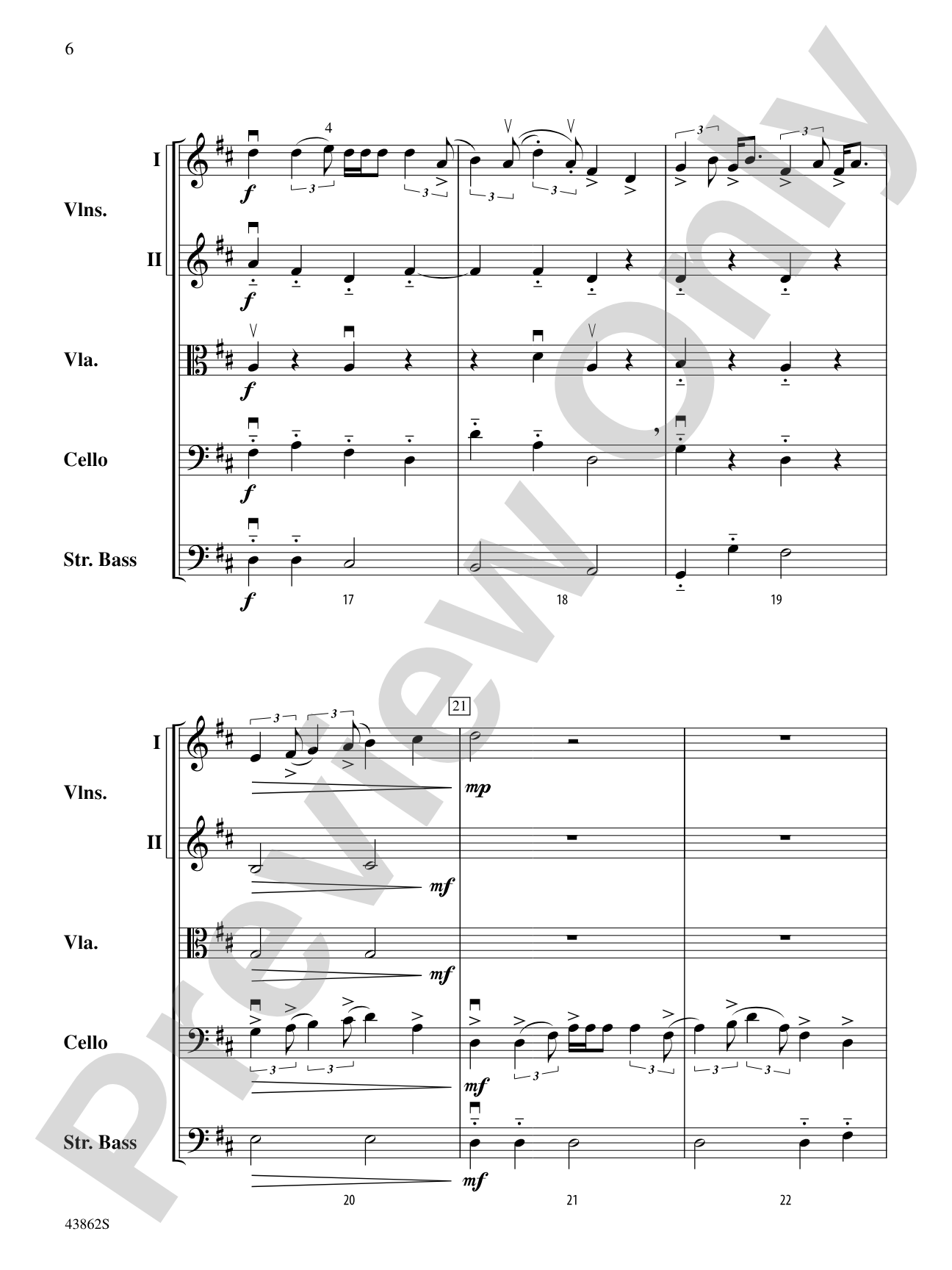 The Smith's Set: String Orchestra Conductor Score & Parts