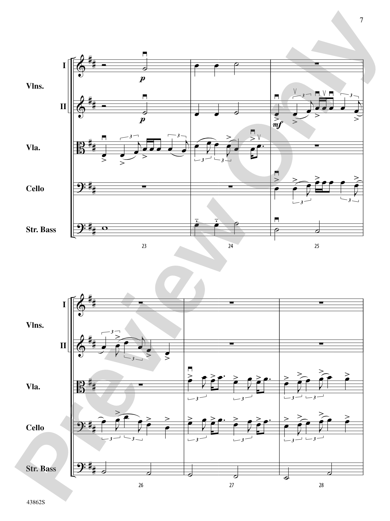 The Smith's Set: String Orchestra Conductor Score & Parts