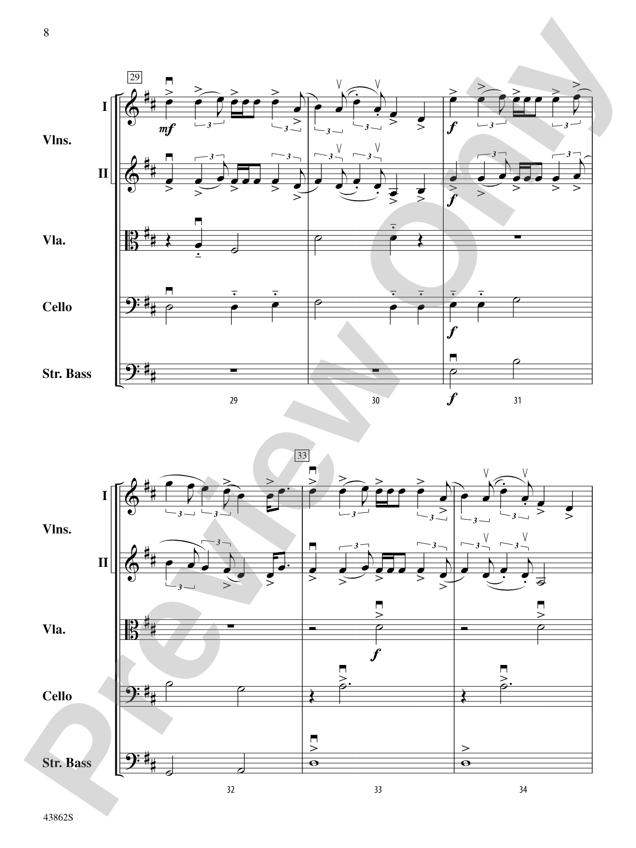 The Smith's Set: String Orchestra Conductor Score & Parts