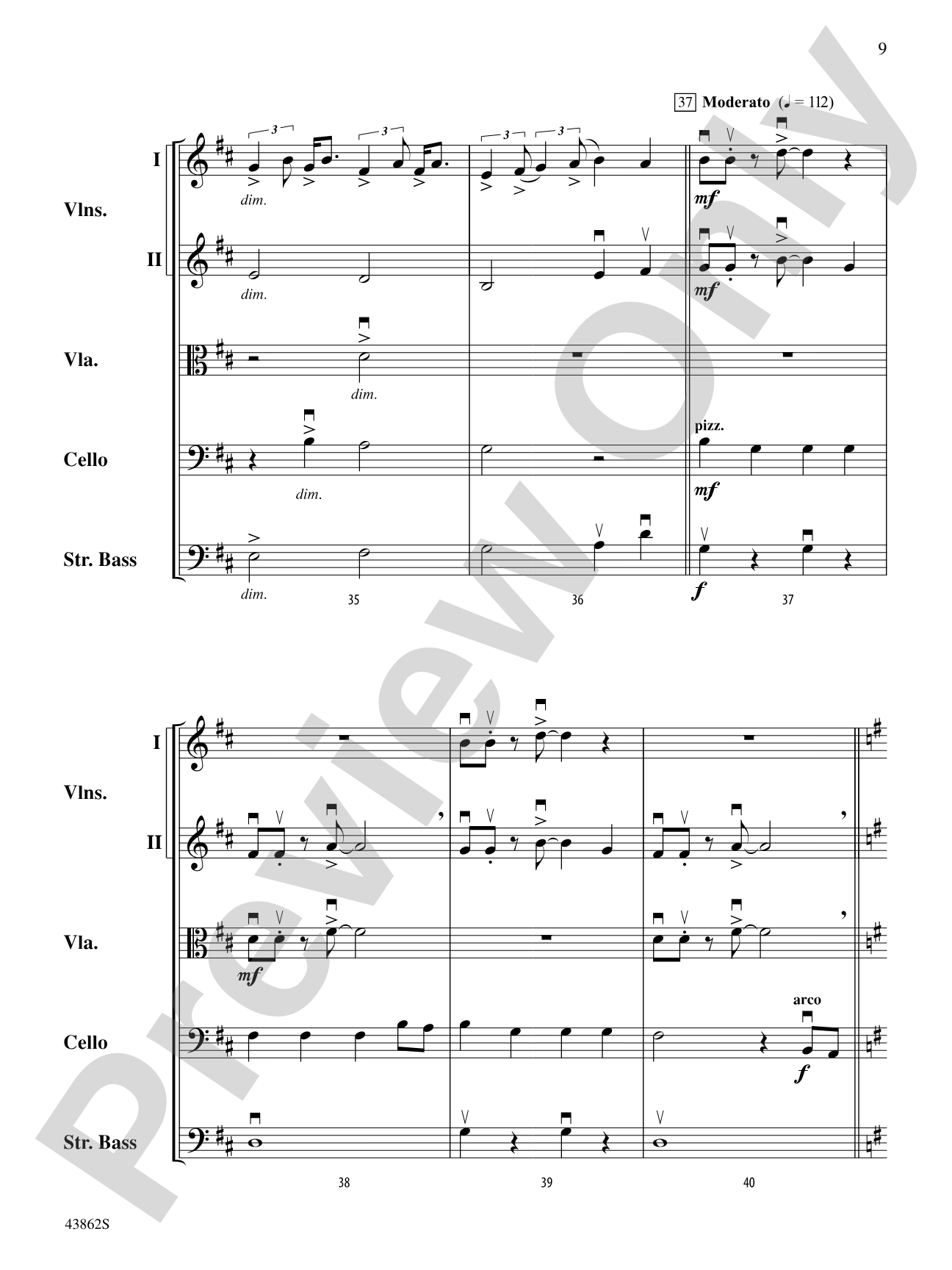 The Smith's Set: String Orchestra Conductor Score & Parts