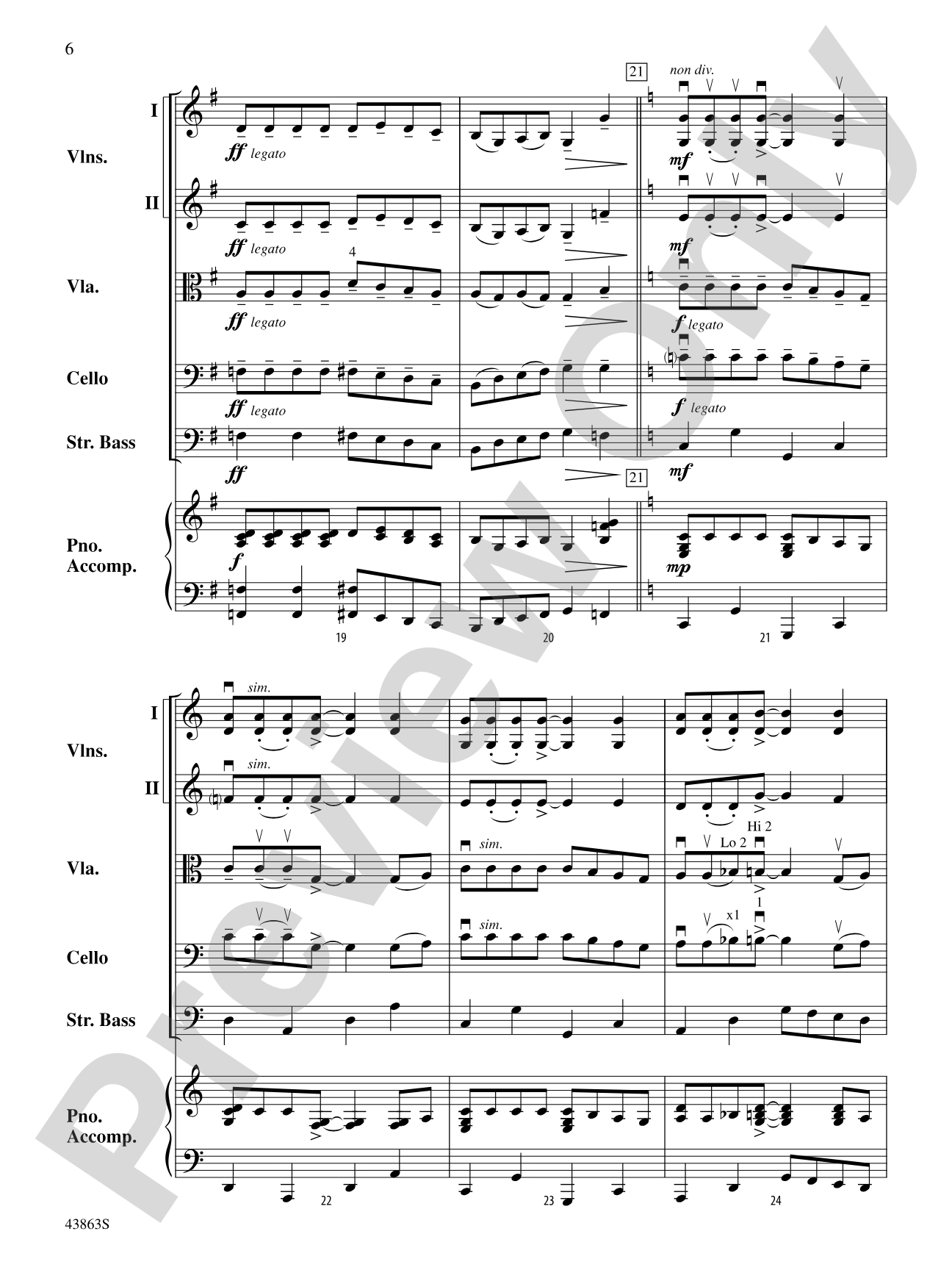 Fiddlin' Casey Jones: String Orchestra Conductor Score & Parts