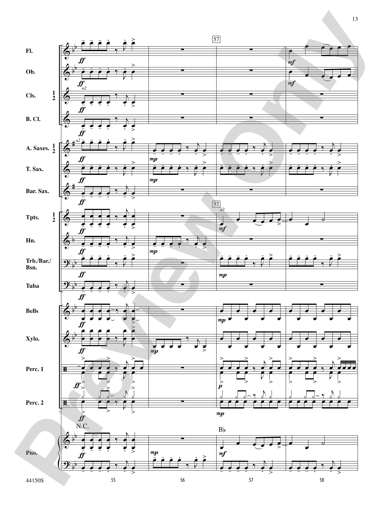 Overdrive: Concert Band Conductor Score & Parts