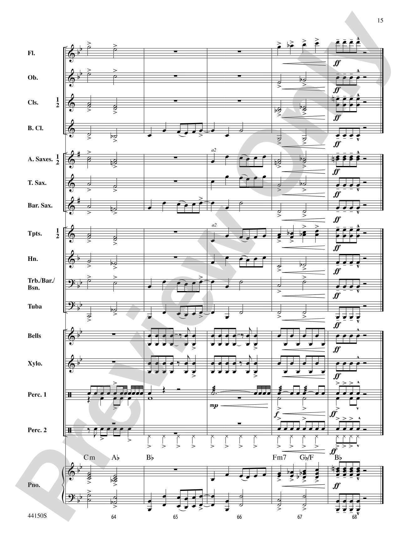 Overdrive: Concert Band Conductor Score & Parts