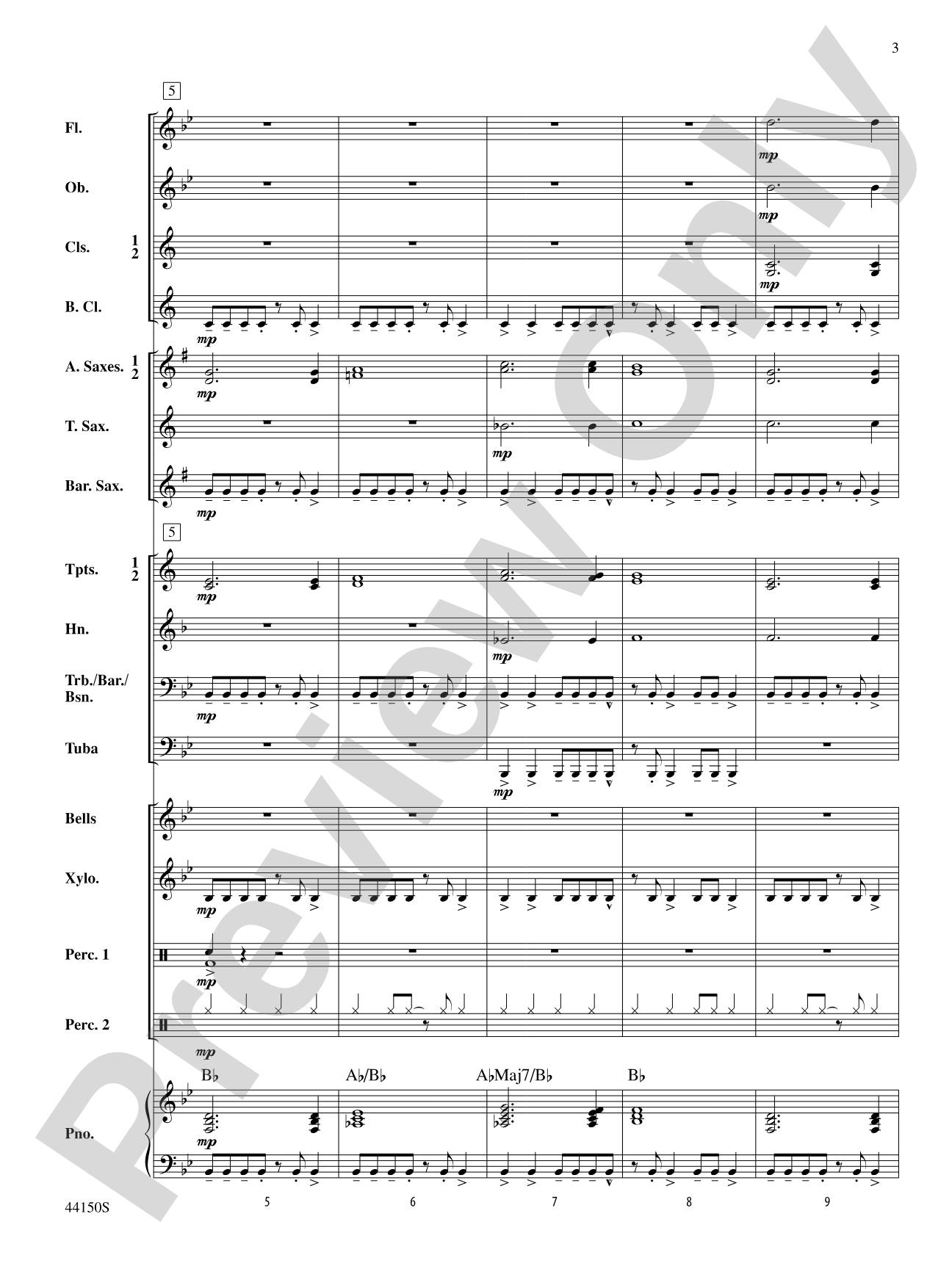 Overdrive: Concert Band Conductor Score & Parts