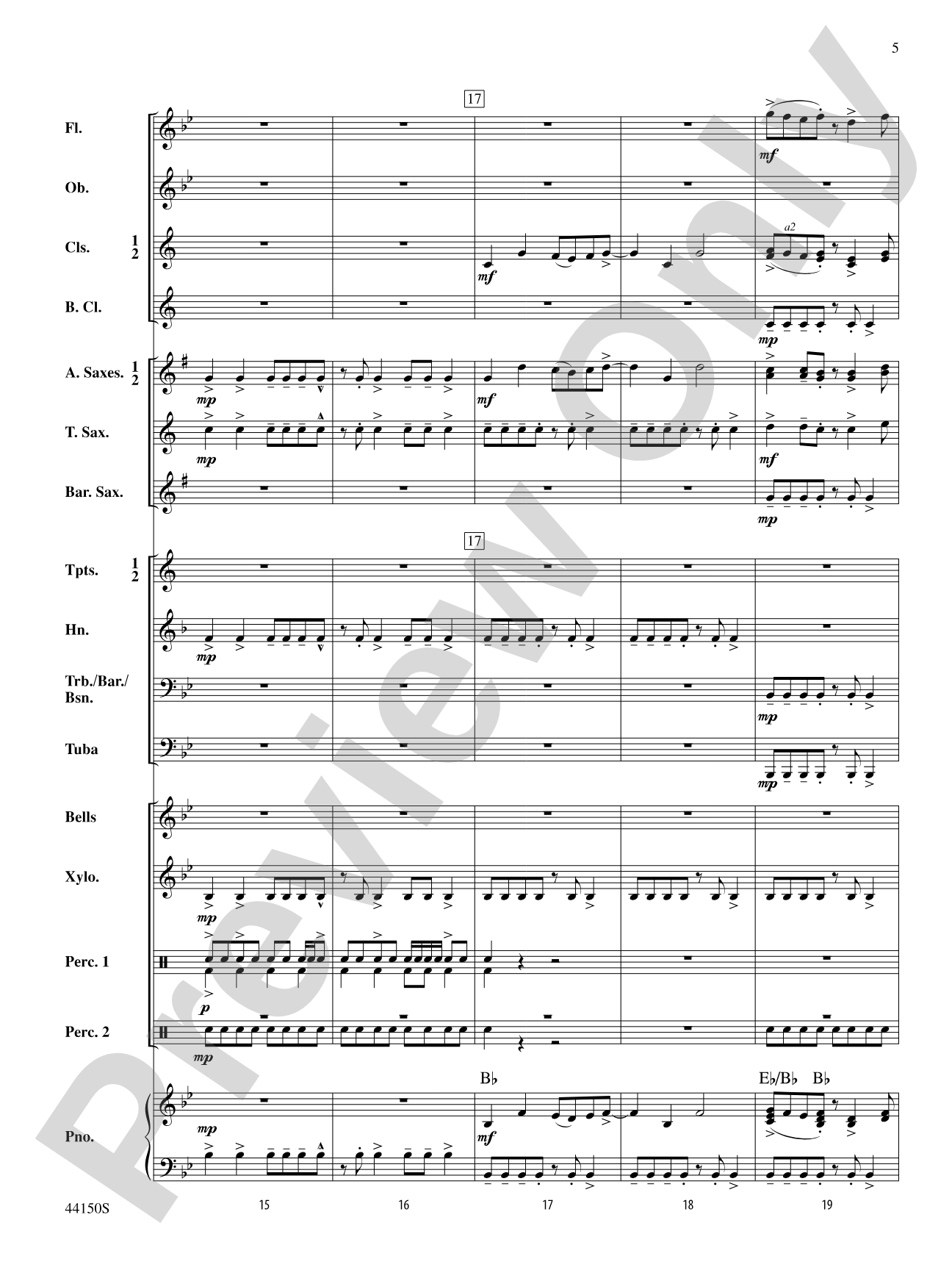 Overdrive: Concert Band Conductor Score & Parts