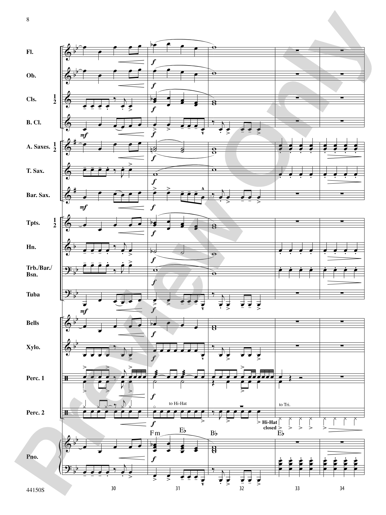 Overdrive: Concert Band Conductor Score & Parts