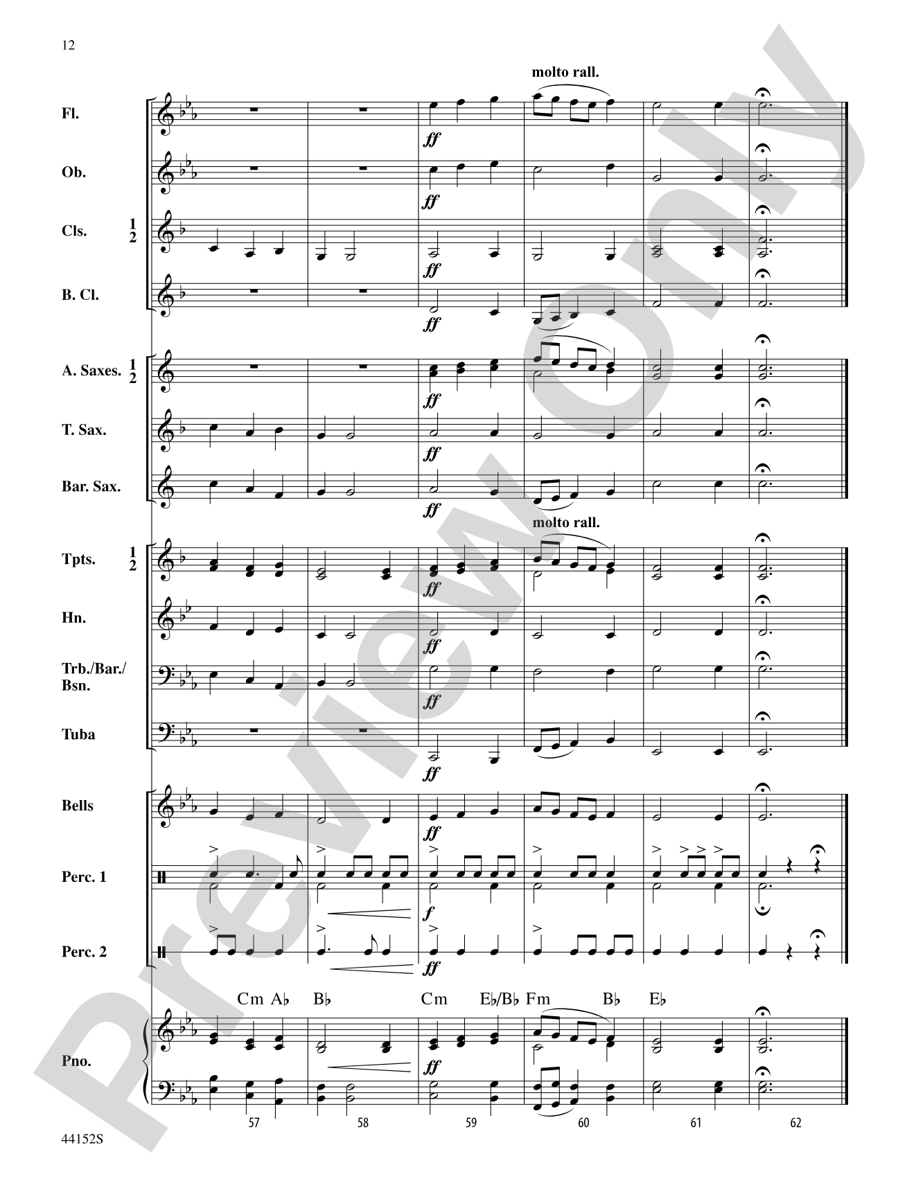 Stately Dances: Concert Band Conductor Score & Parts