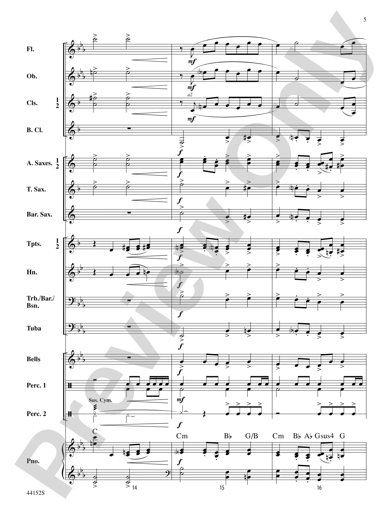 Stately Dances: Concert Band Conductor Score & Parts