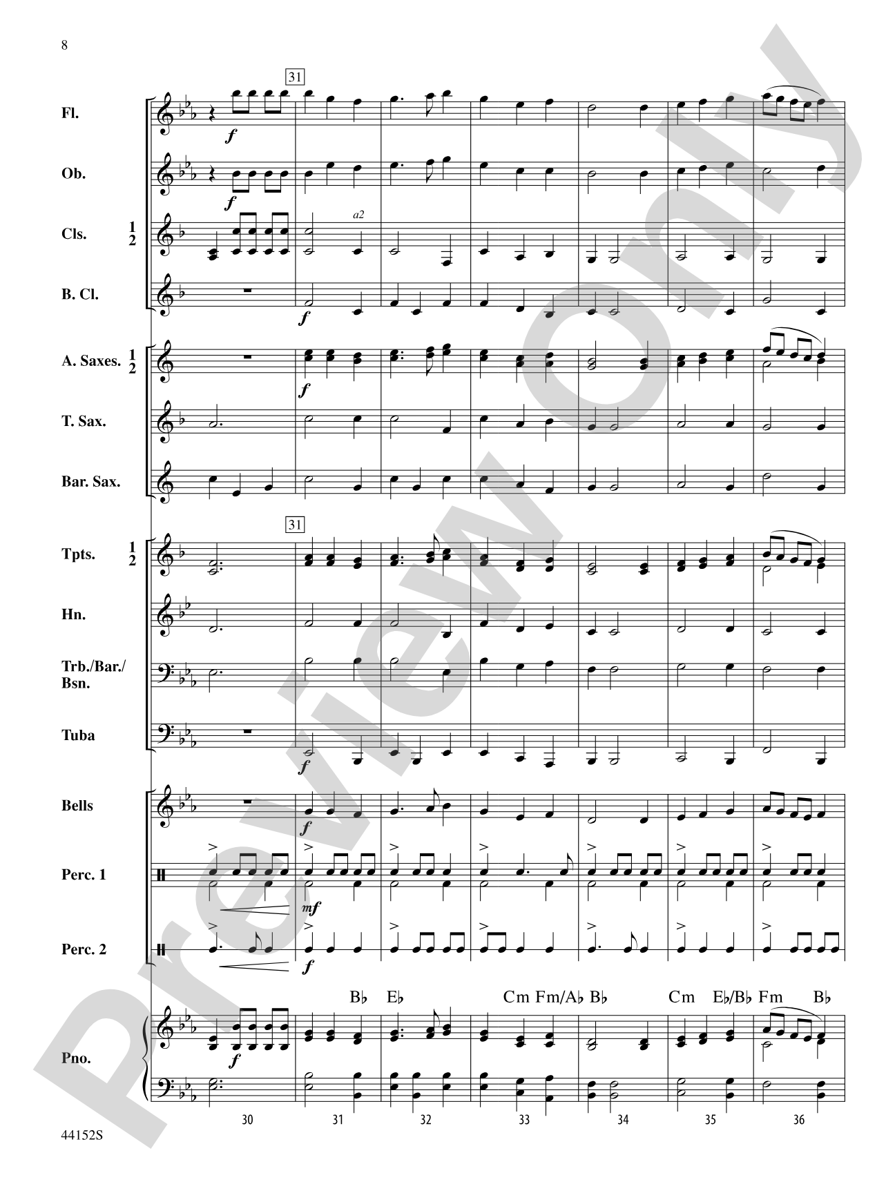Stately Dances: Concert Band Conductor Score & Parts