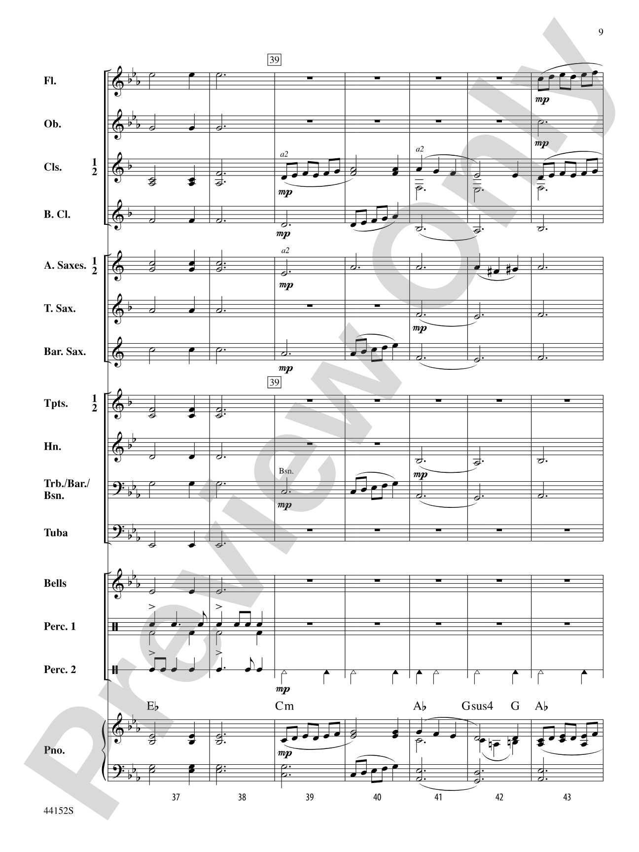Stately Dances: Concert Band Conductor Score & Parts