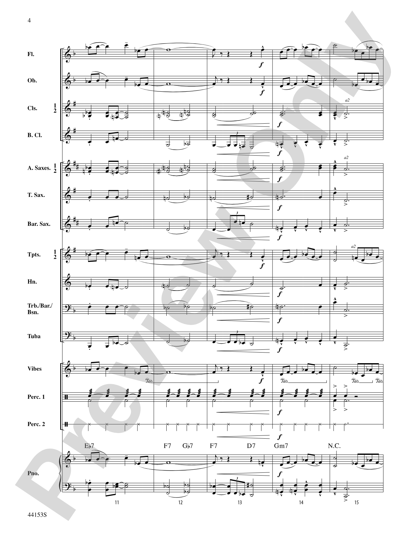 Hues of Blue: Concert Band Conductor Score & Parts