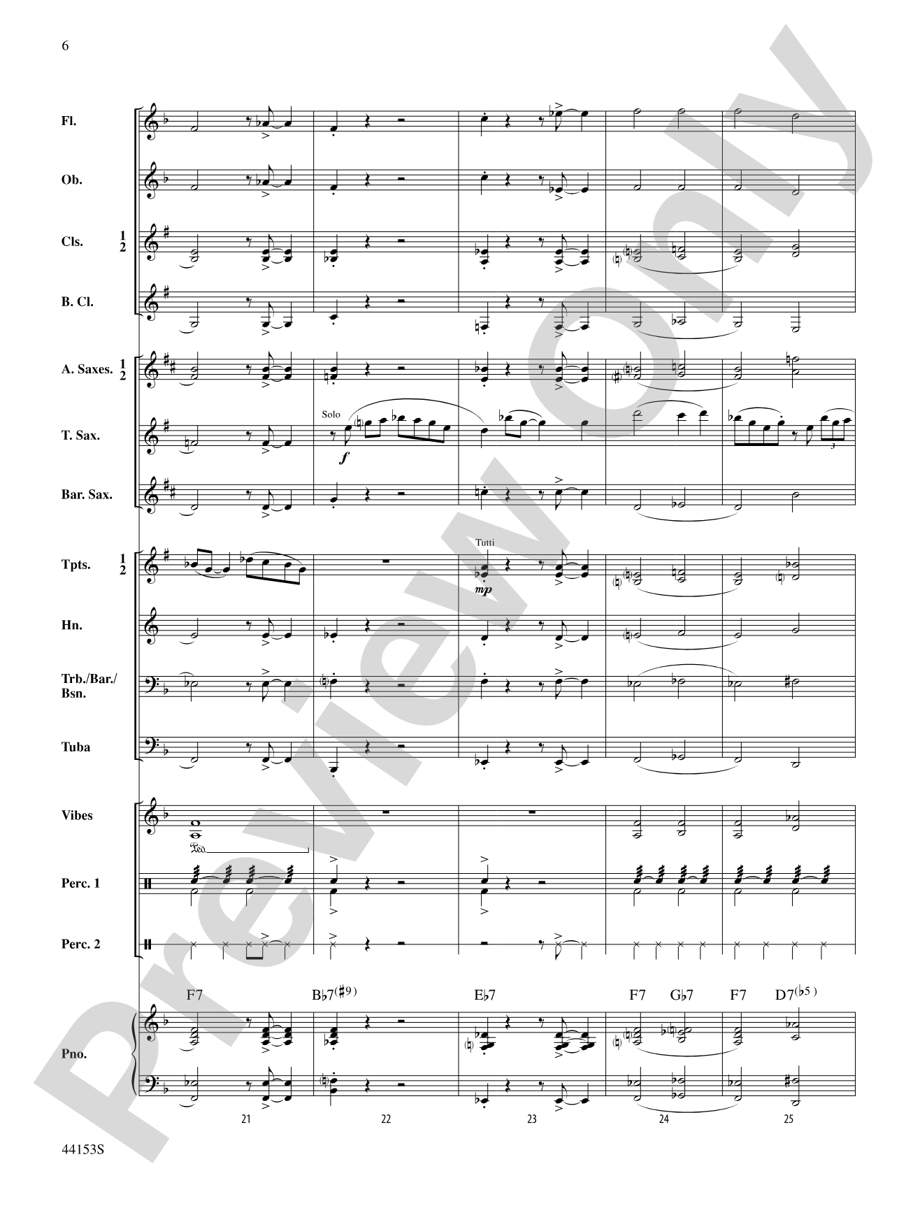 Hues of Blue: Concert Band Conductor Score & Parts