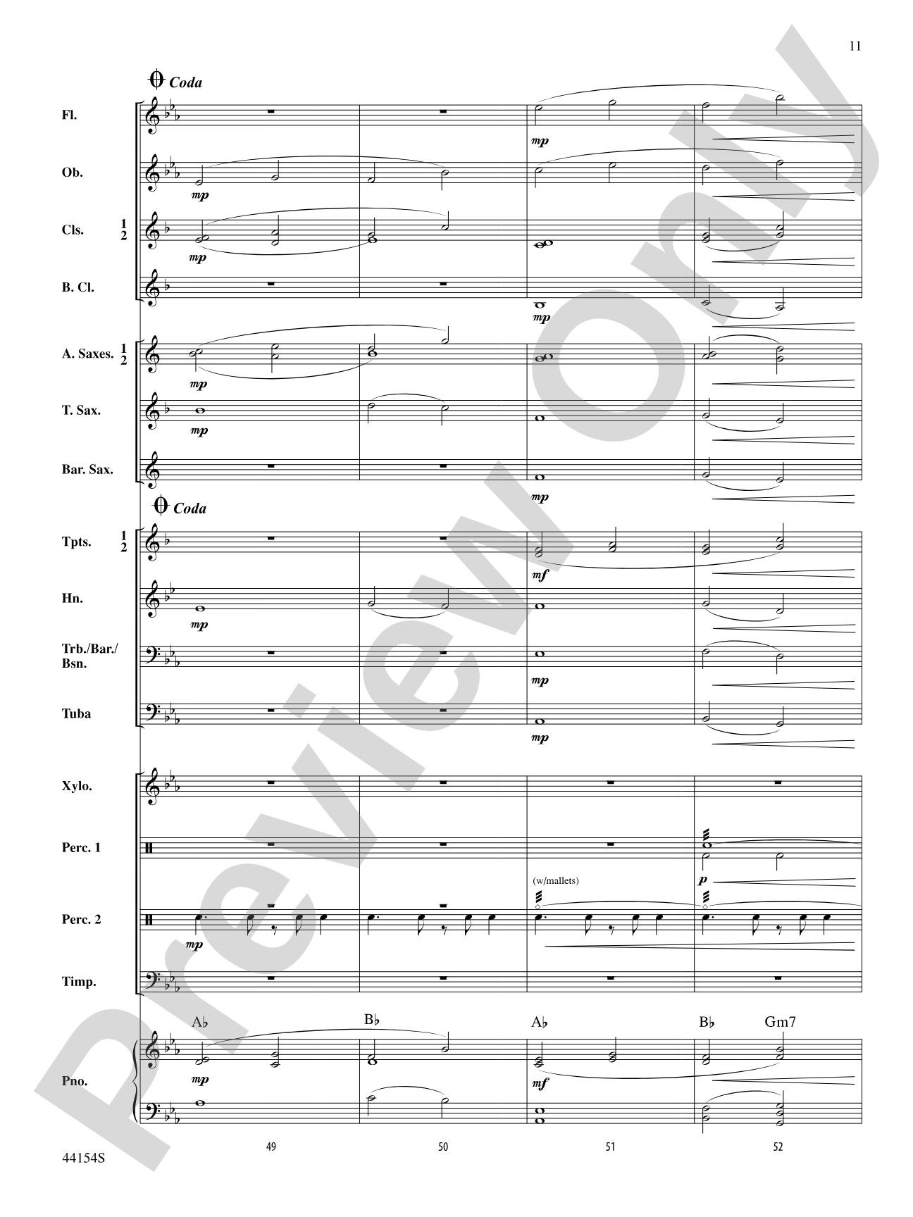 Harbinger: Concert Band Conductor Score & Parts