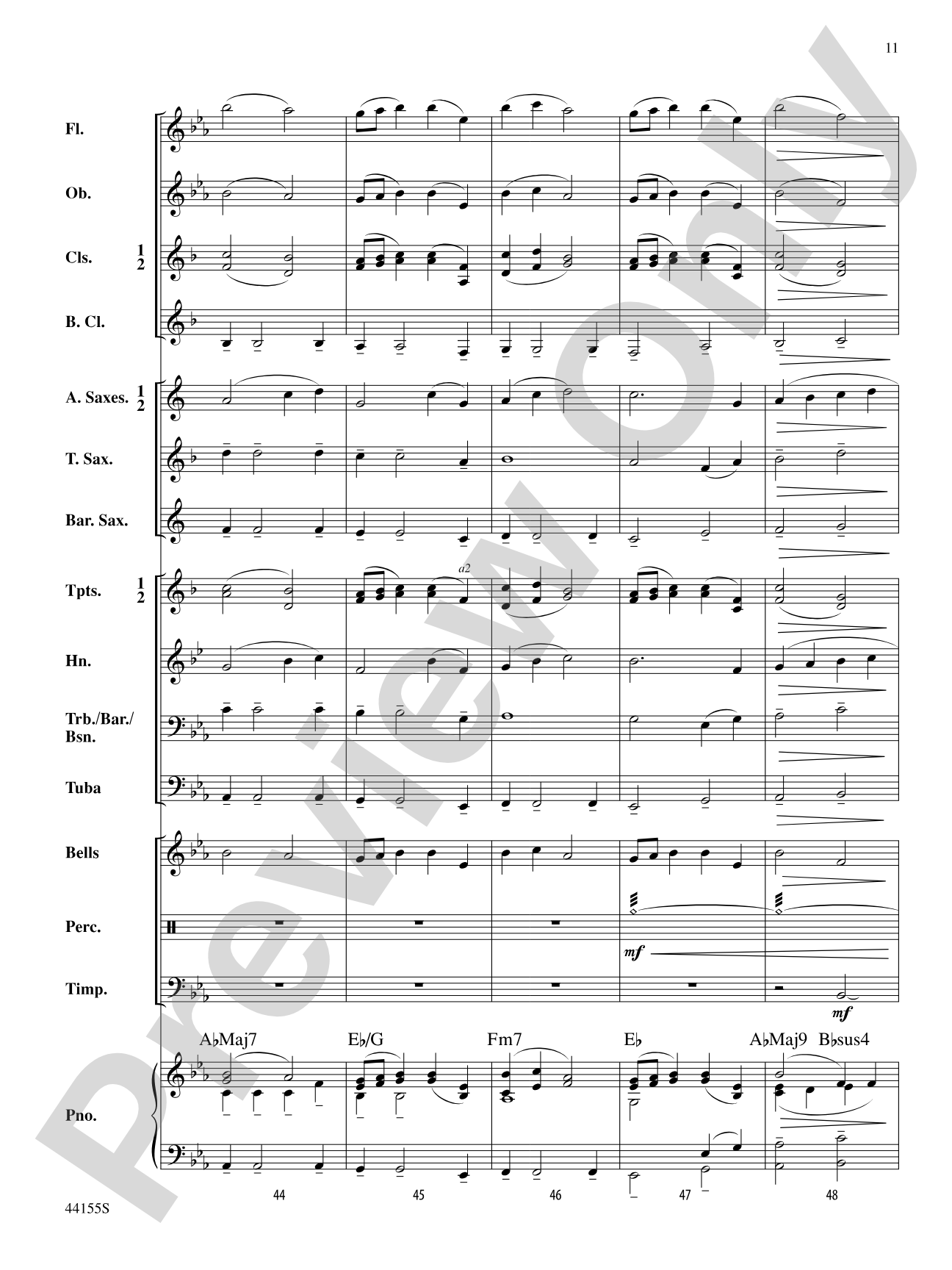 Dancing Kites: Concert Band Conductor Score & Parts