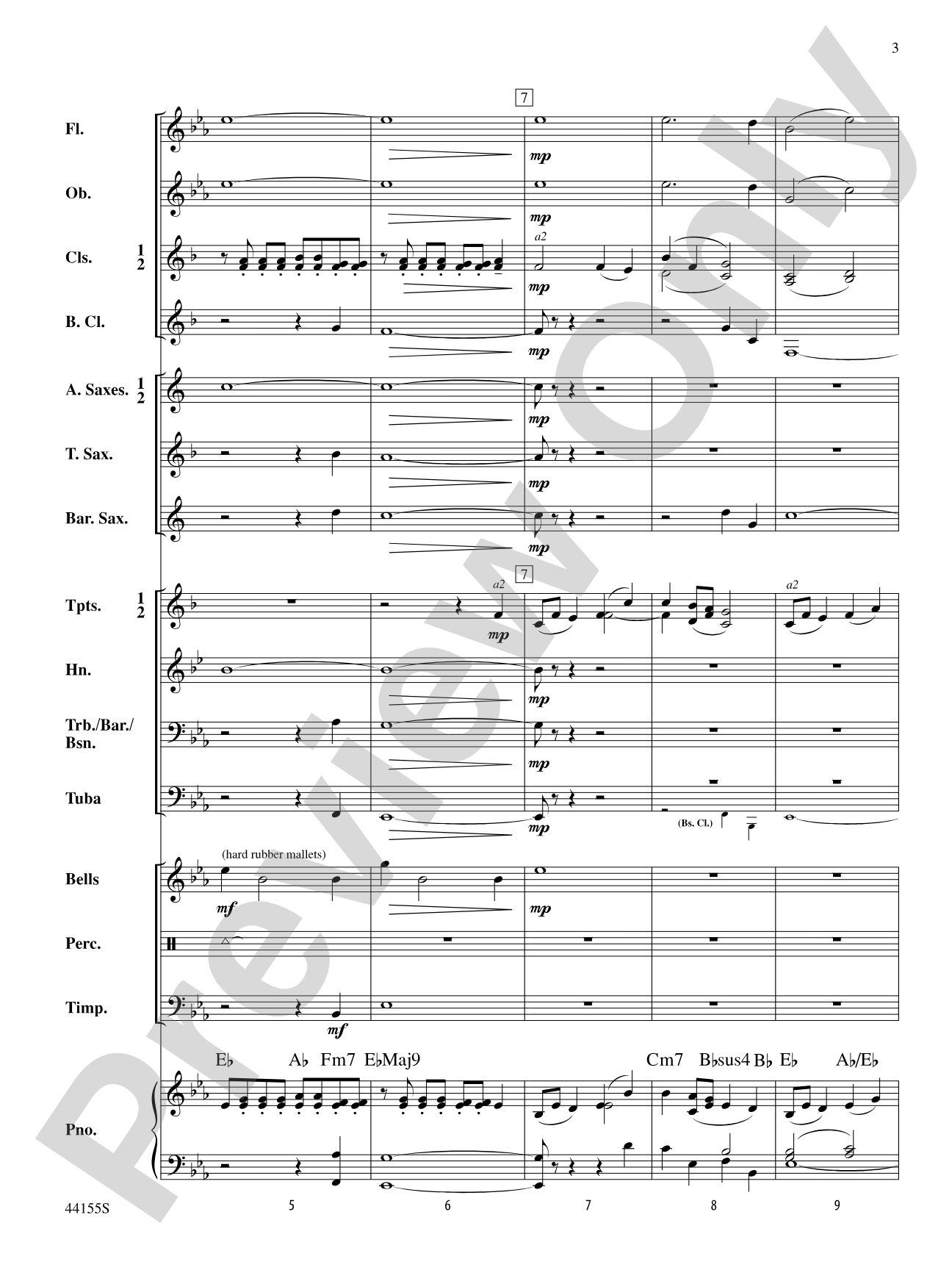 Dancing Kites: Concert Band Conductor Score & Parts