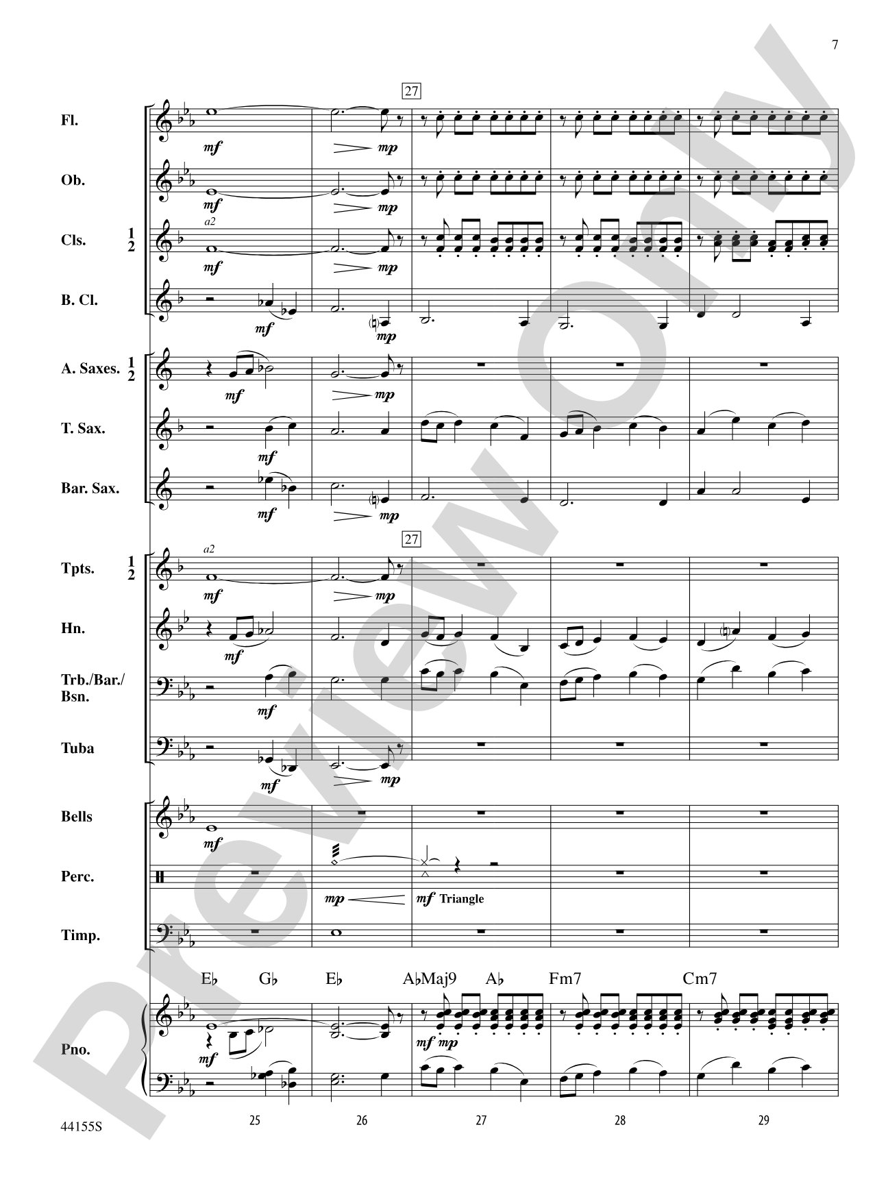 Dancing Kites: Concert Band Conductor Score & Parts