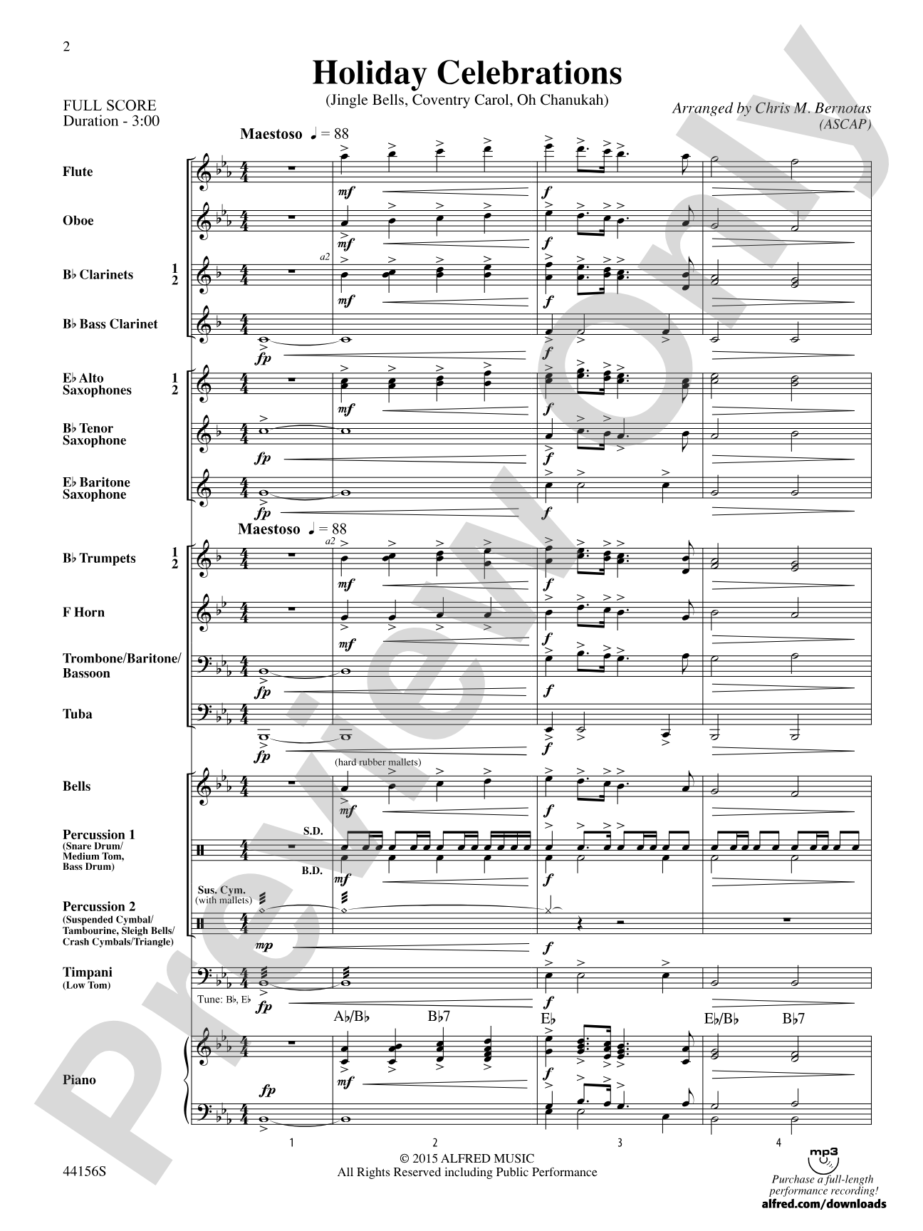 Holiday Celebrations: Concert Band Conductor Score & Parts