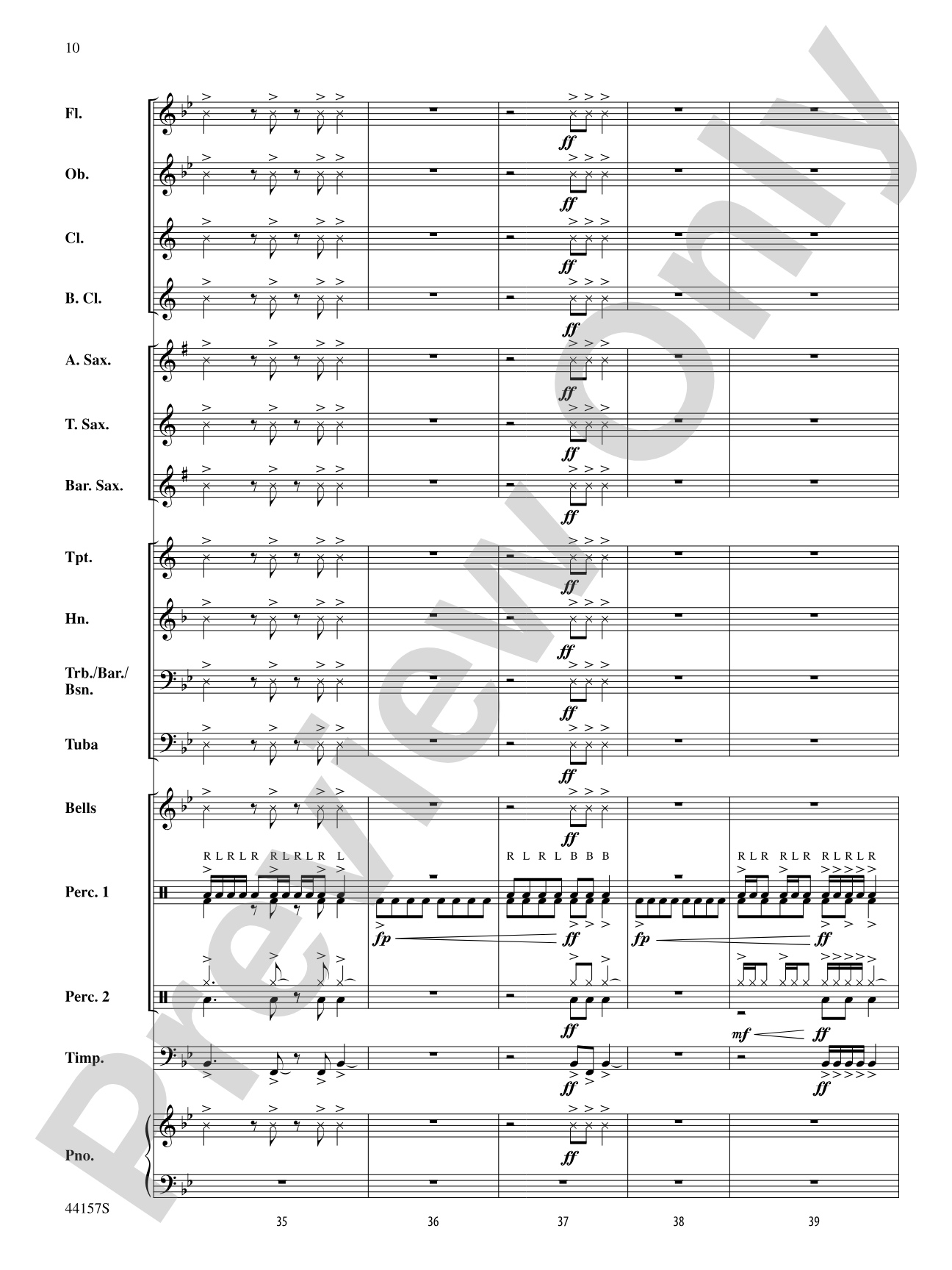 Worksite: Concert Band Conductor Score & Parts