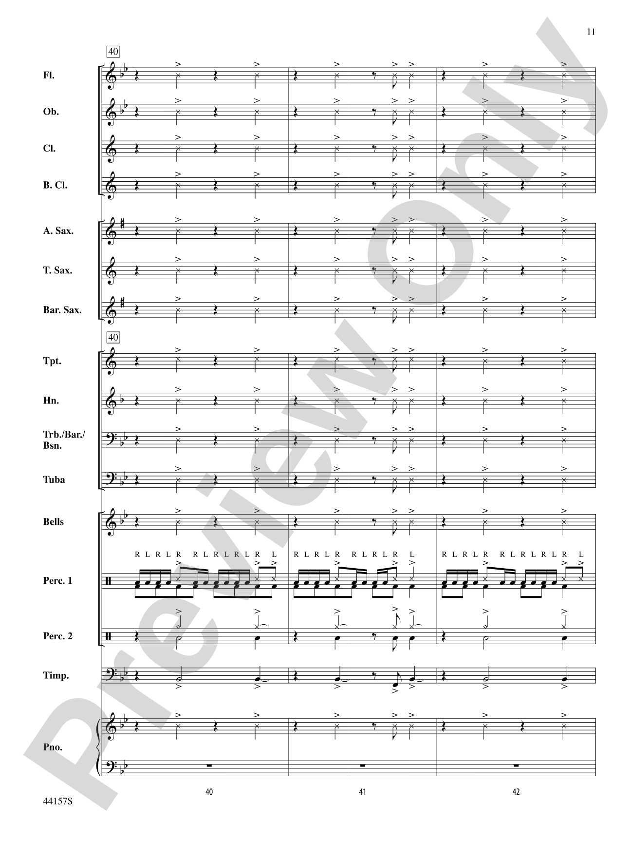 Worksite: Concert Band Conductor Score & Parts