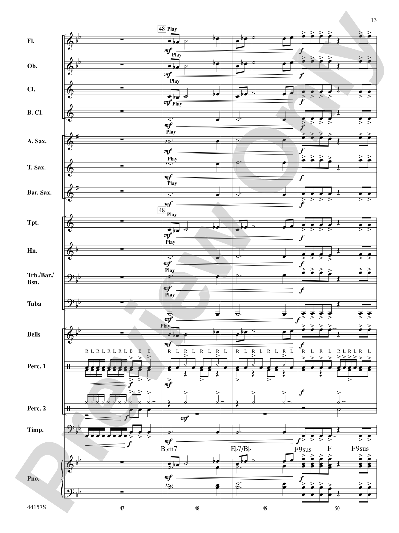 Worksite: Concert Band Conductor Score & Parts