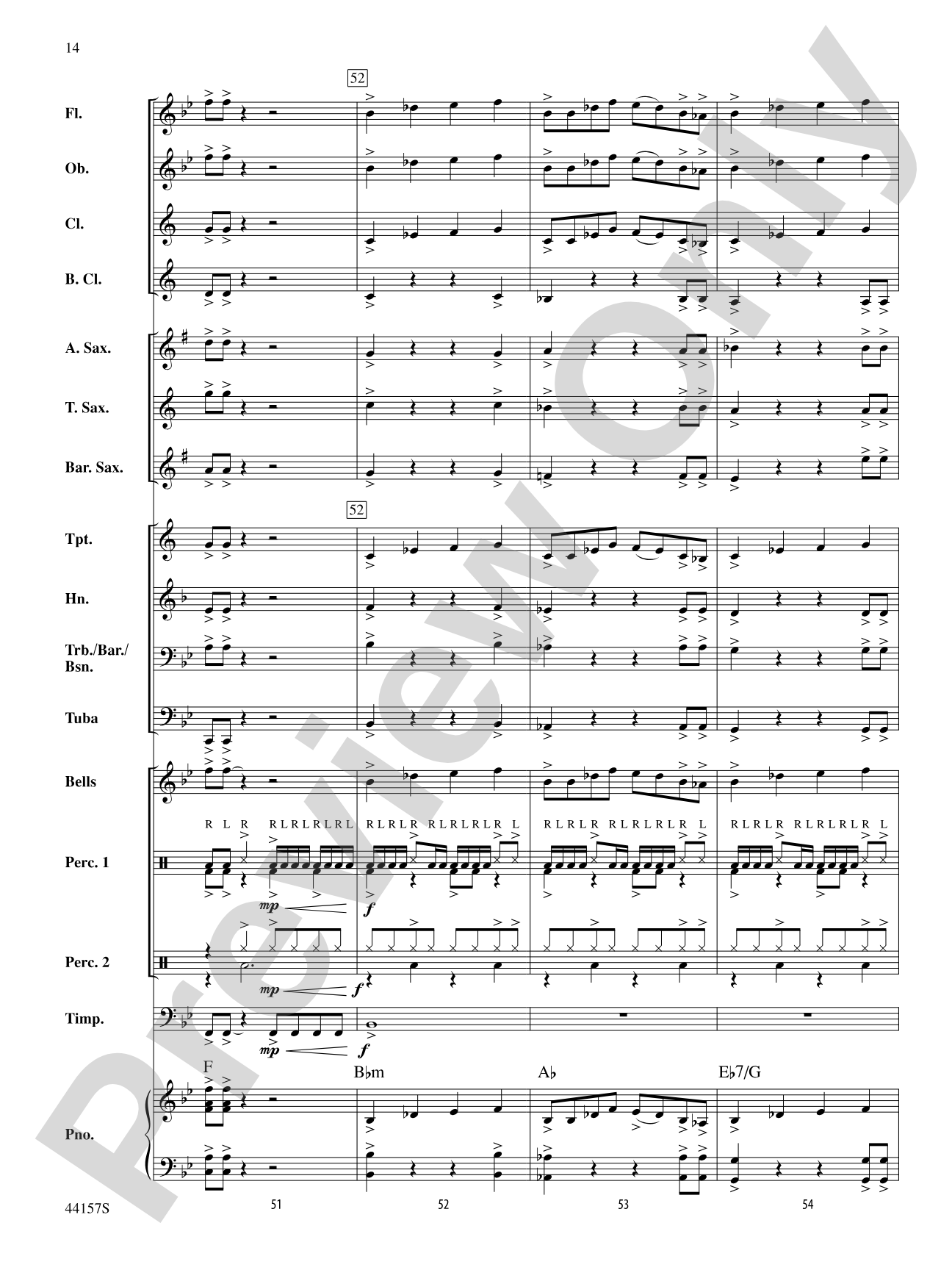 Worksite: Concert Band Conductor Score & Parts