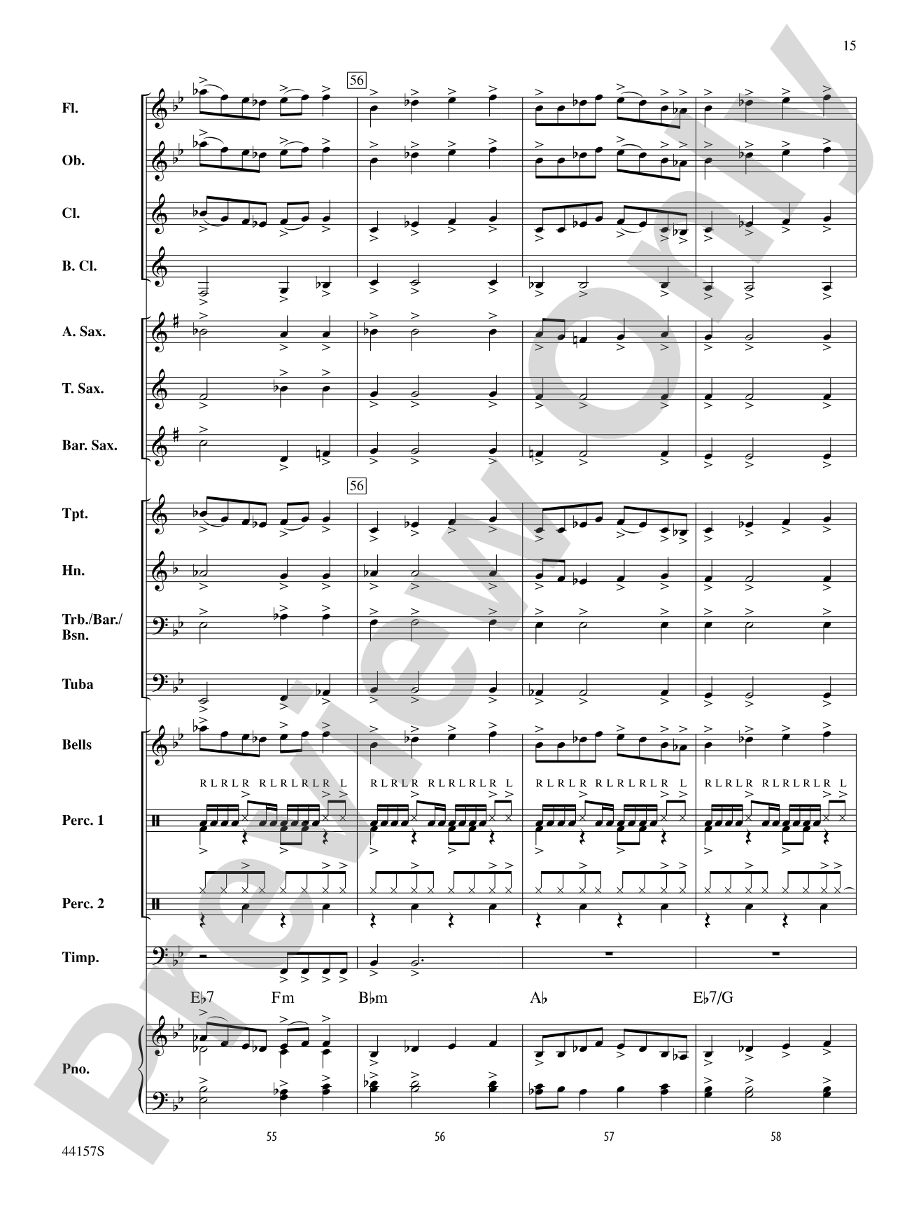Worksite: Concert Band Conductor Score & Parts