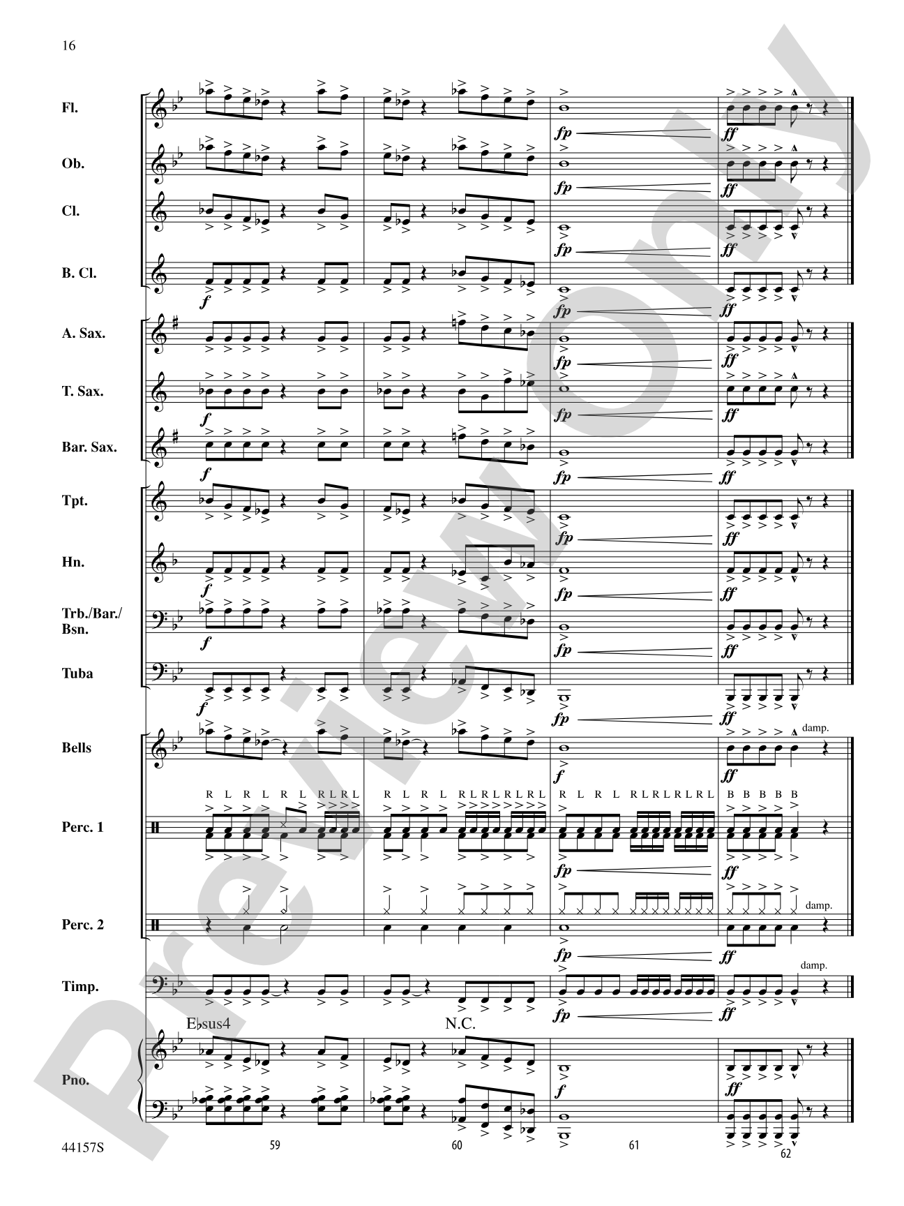 Worksite: Concert Band Conductor Score & Parts