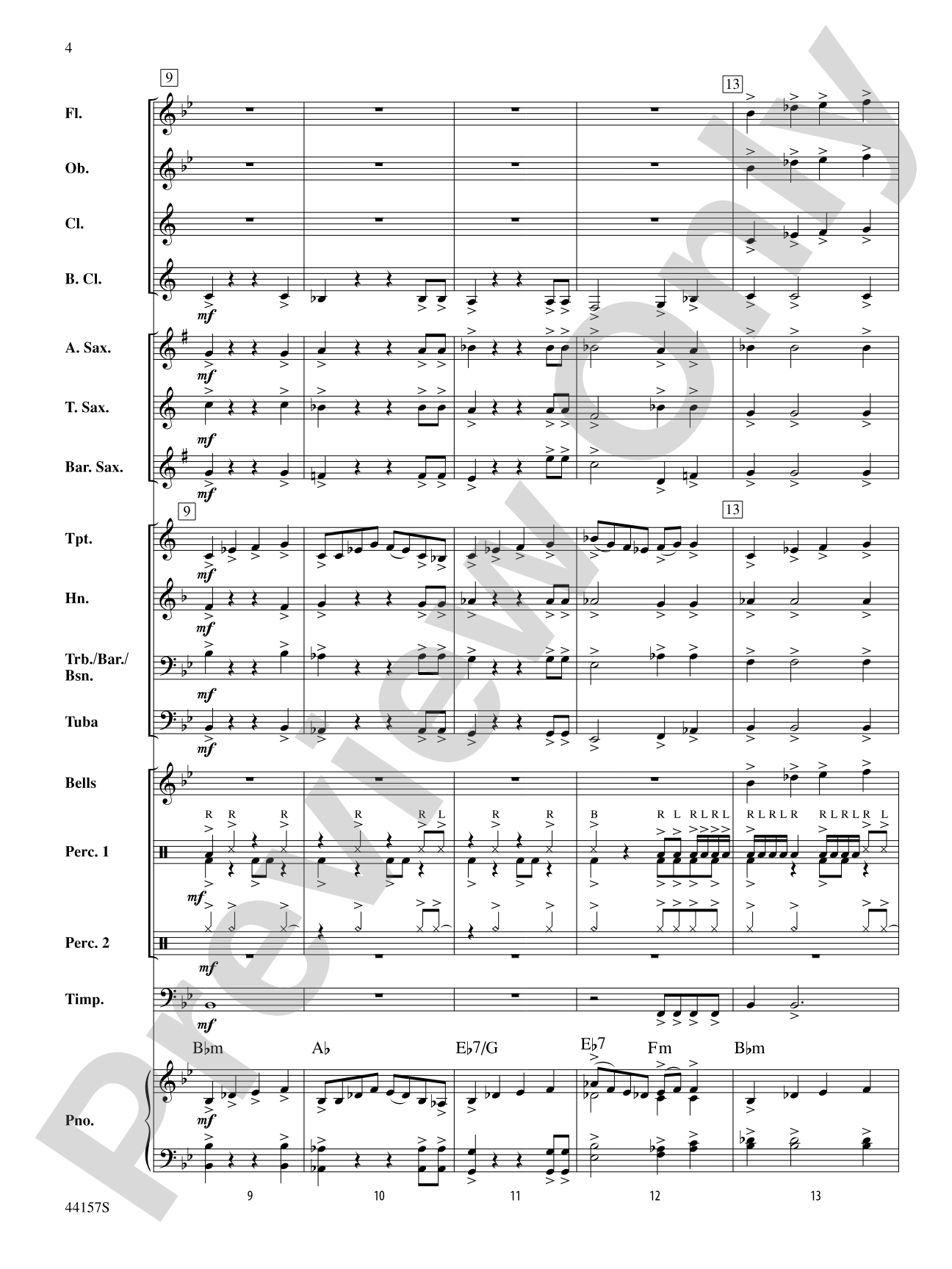 Worksite: Concert Band Conductor Score & Parts