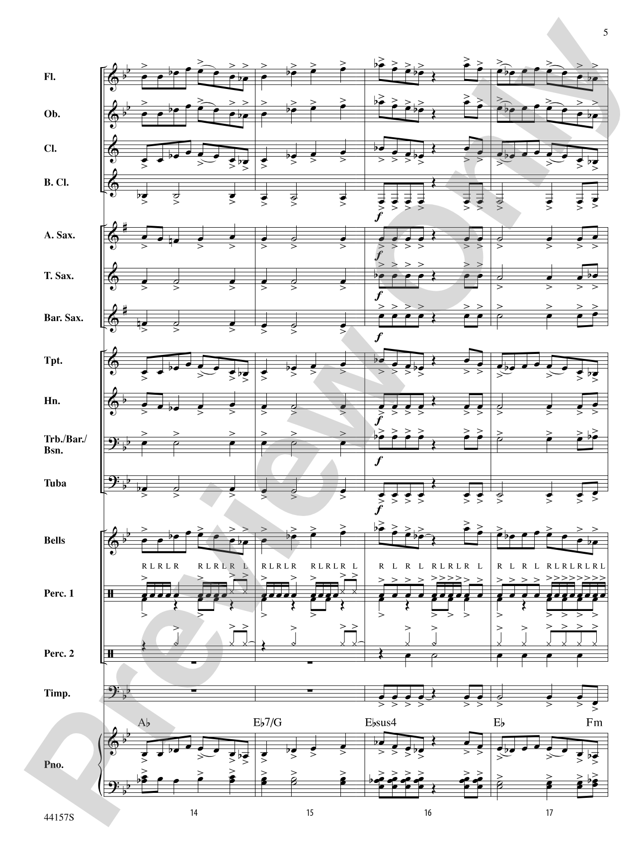 Worksite: Concert Band Conductor Score & Parts