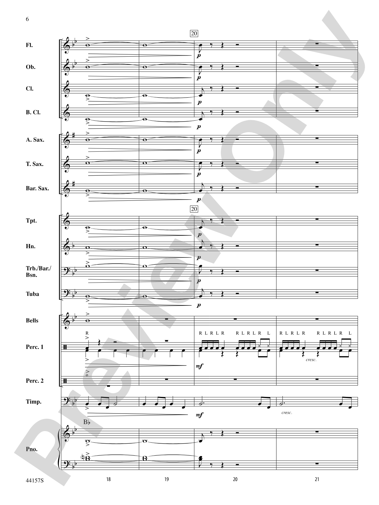 Worksite: Concert Band Conductor Score & Parts