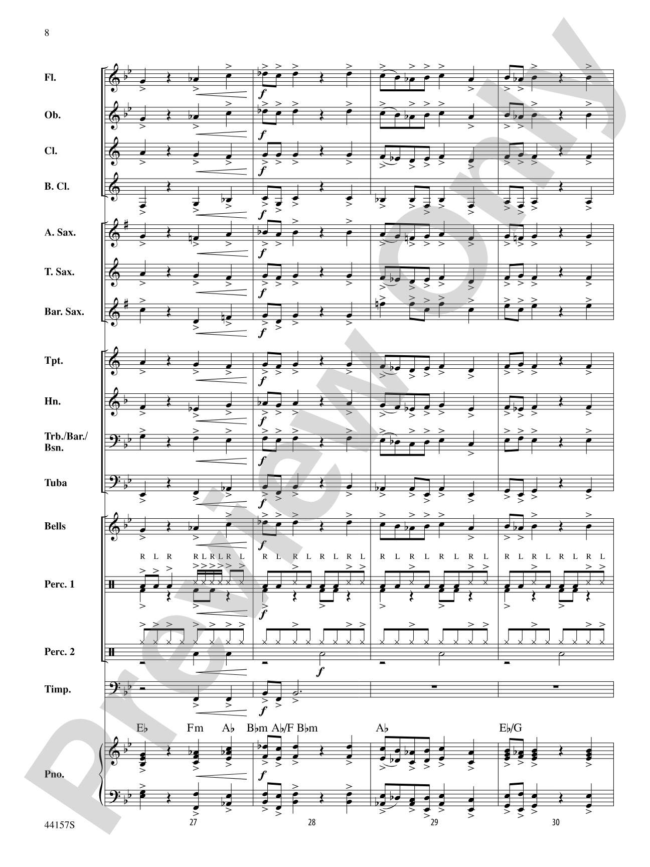Worksite: Concert Band Conductor Score & Parts