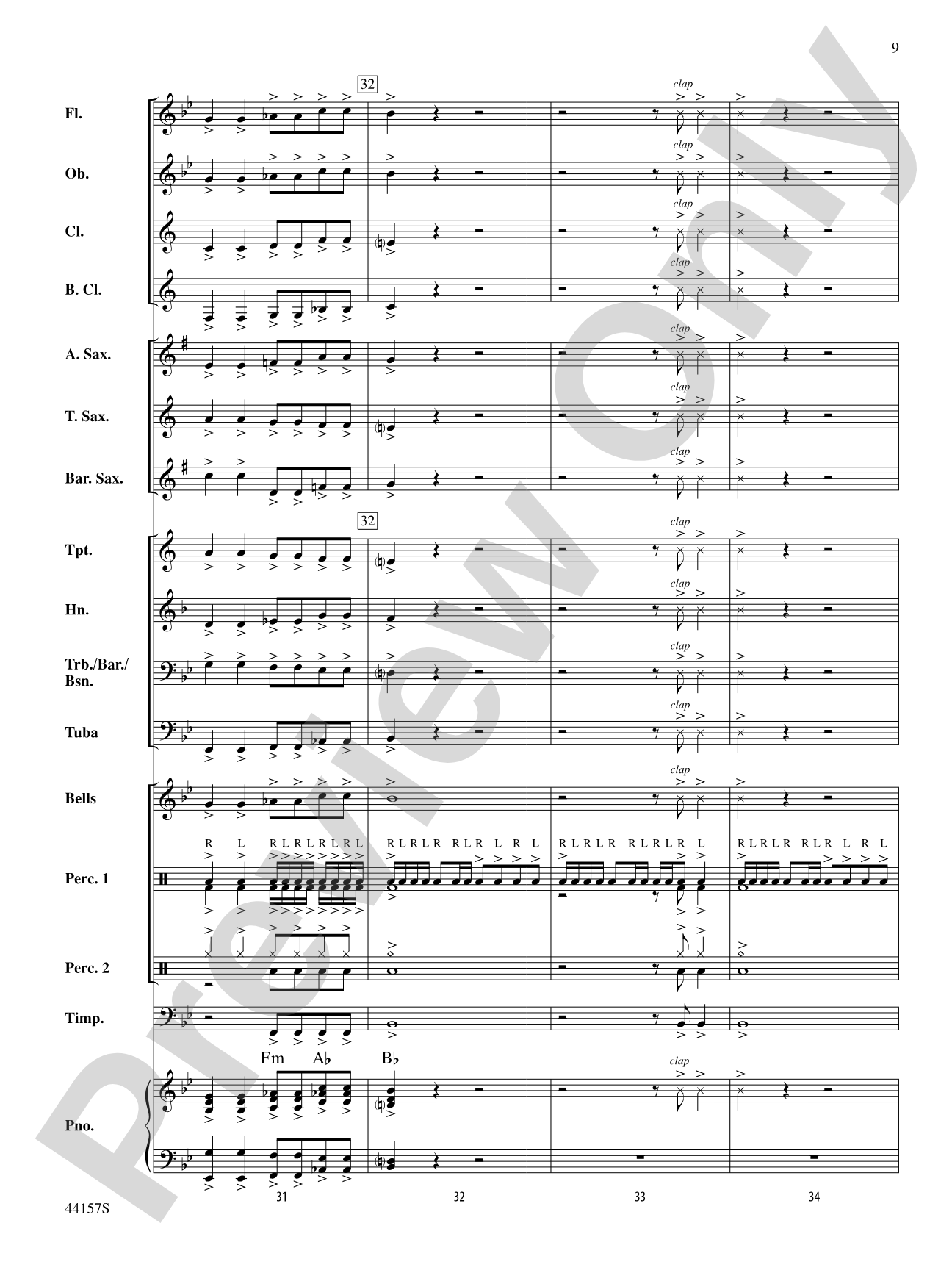 Worksite: Concert Band Conductor Score & Parts
